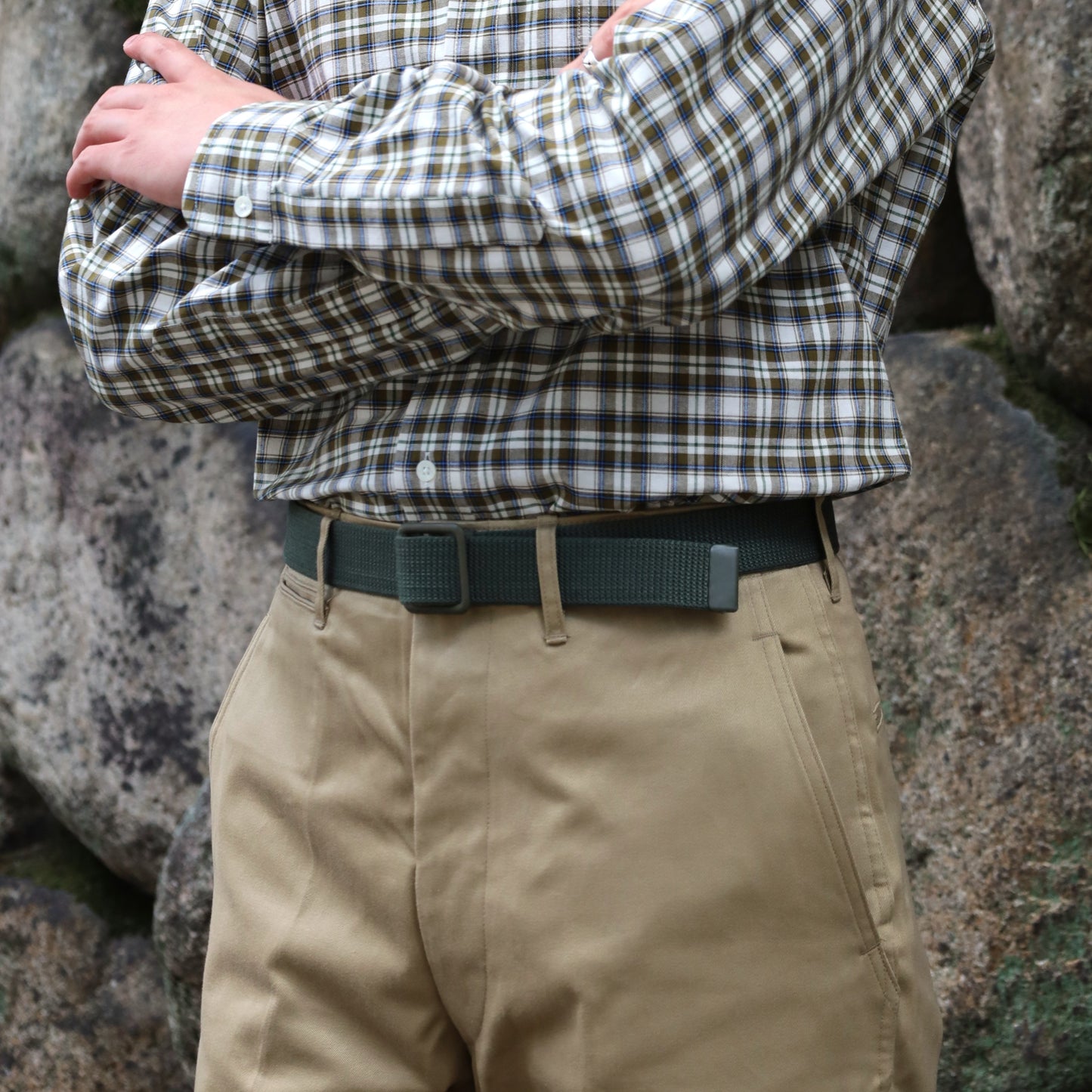 DEAD-STOCK MARINE NATIONALE WAVING BELT