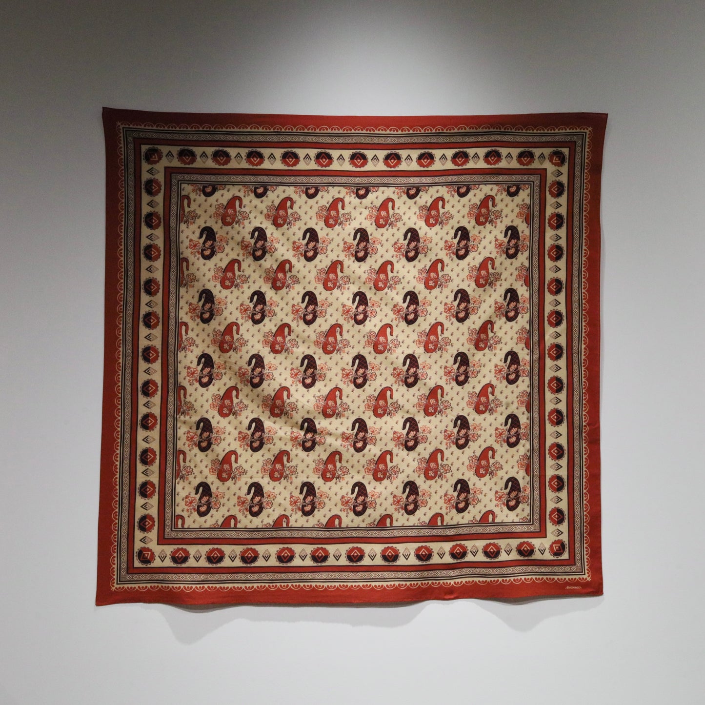 SQUARE SCARF PAISLEY