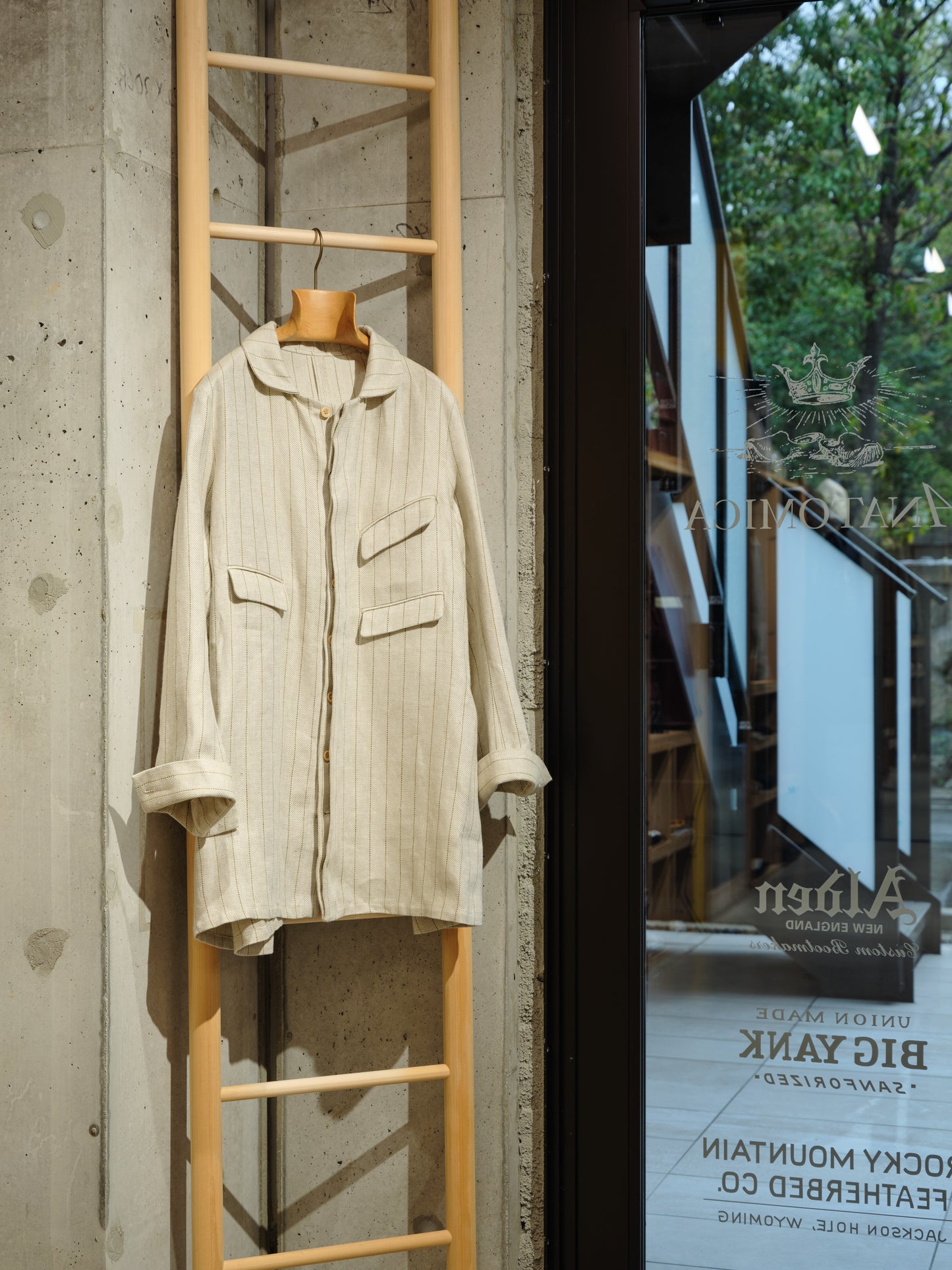 ARTHUR LINEN TENNIS STRIPES BEIGE