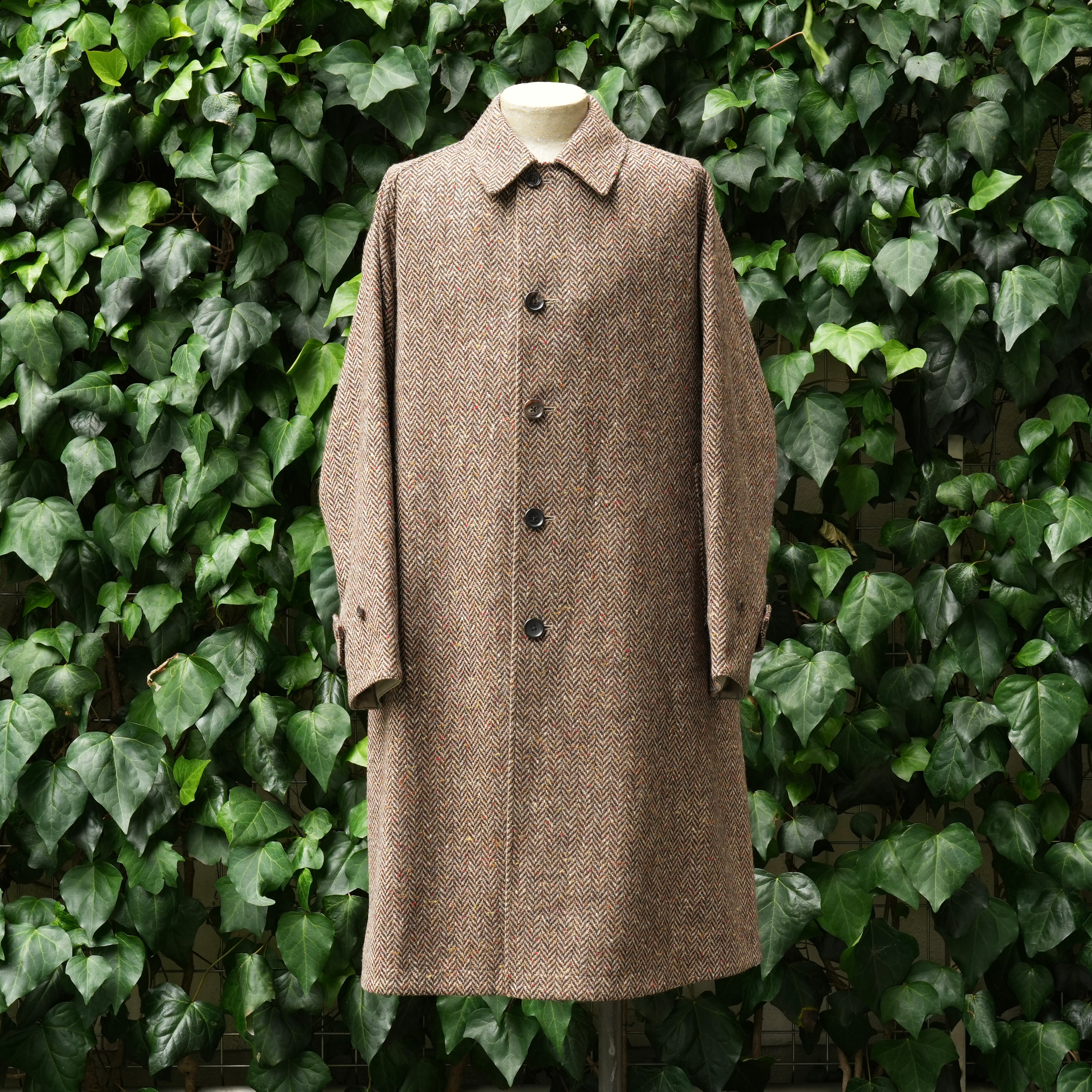 SINGLE RAGLAN COAT Ⅱ REVERSIBLE BEIGE – ANATOMICA NAGOYA