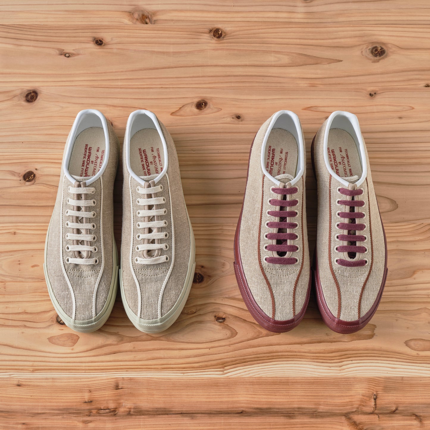 WAKOUWA DECK'N COURT LOW-TOP VINTAGE SHEETS