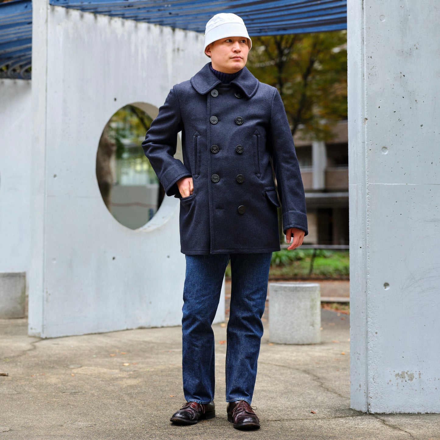 PEA COAT UNLINED MADE IN FRANCE