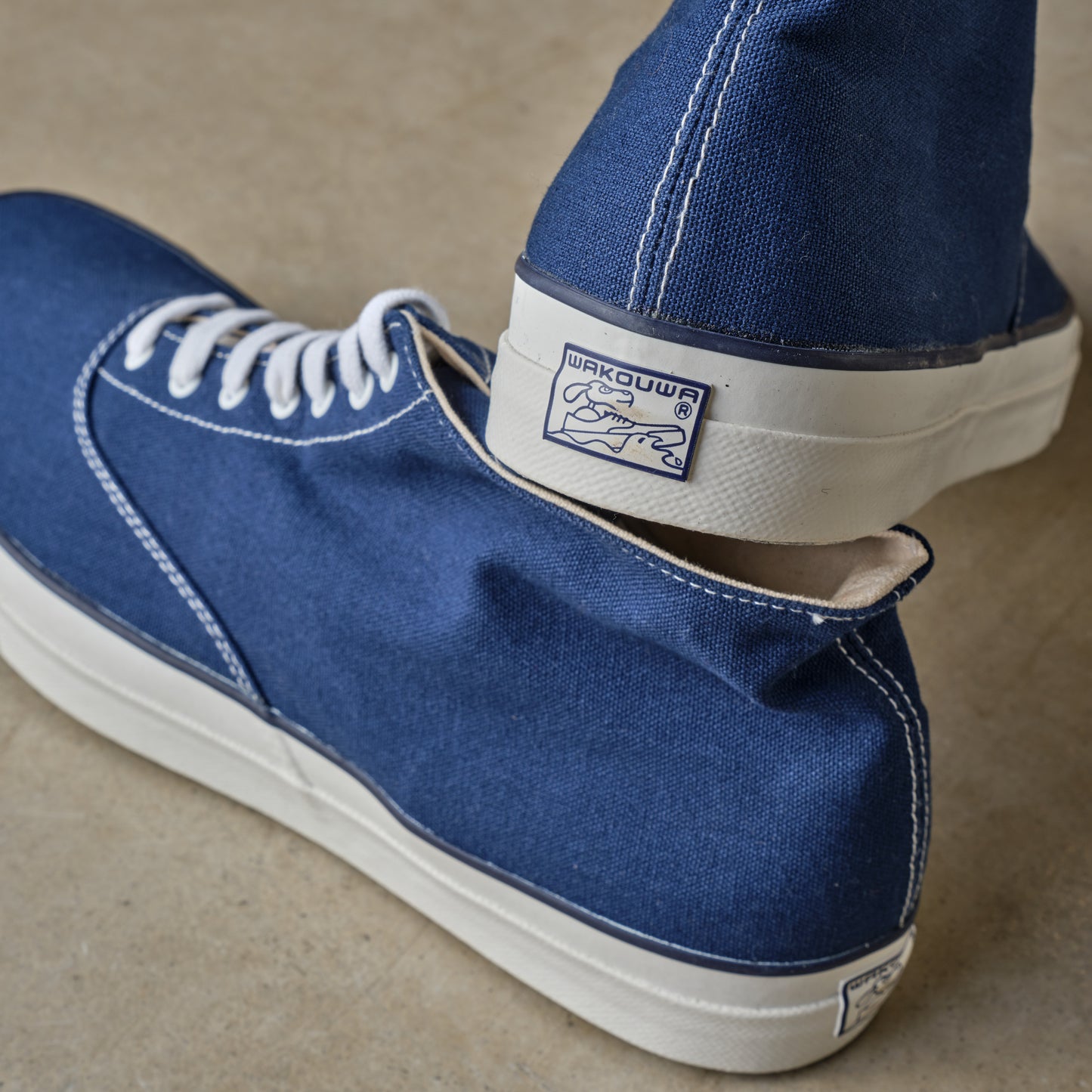 WAKOUWA HI-TOP WHITE SOLE MADE IN TAIWAN