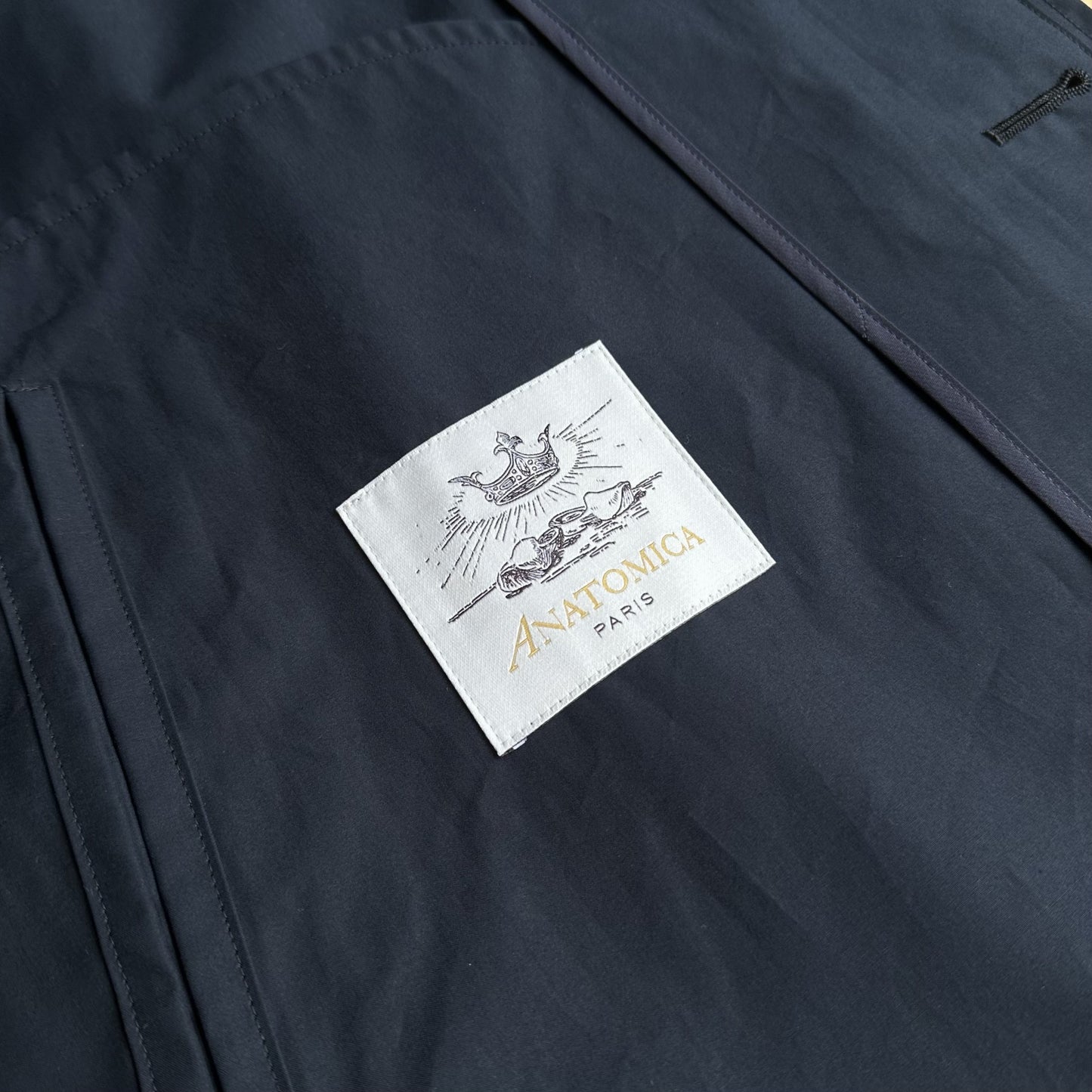 SINGLE RAGLAN COAT Ⅸ BLACK NAVY