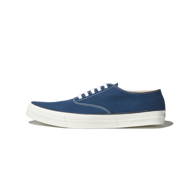WAKOUWA LOW-TOP WHITE SOLE NAVY MADE IN TAIWAN
