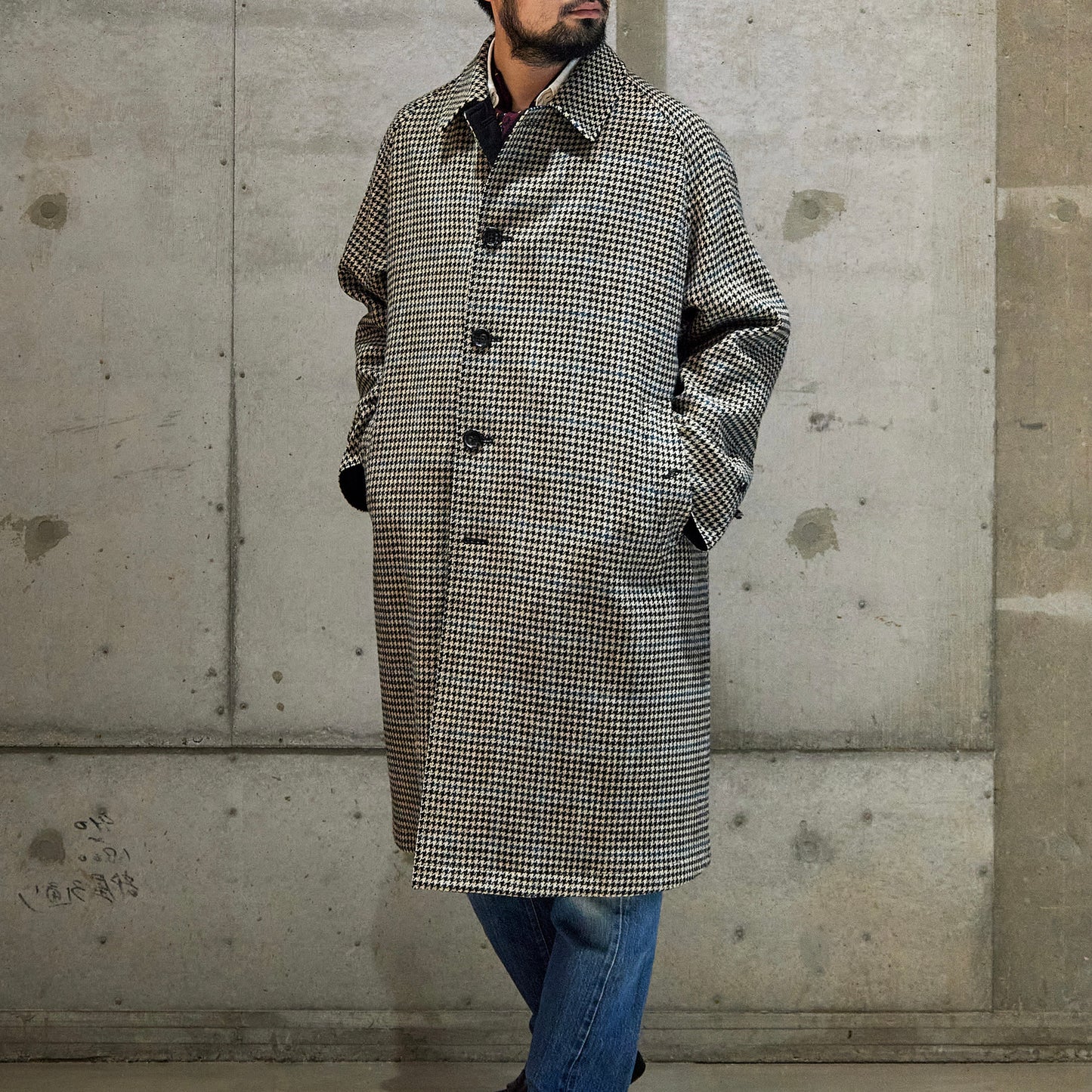 SINGLE RAGLAN COAT Ⅱ REVERSIBLE BLACK for 2025FW