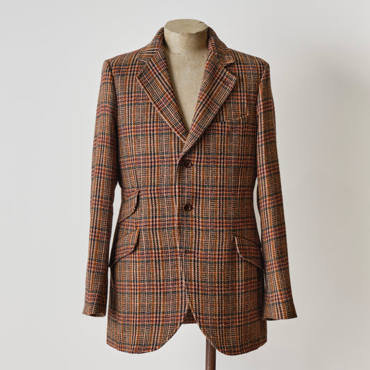 CHARLY SHETLAND WOOL GLEN CHECK