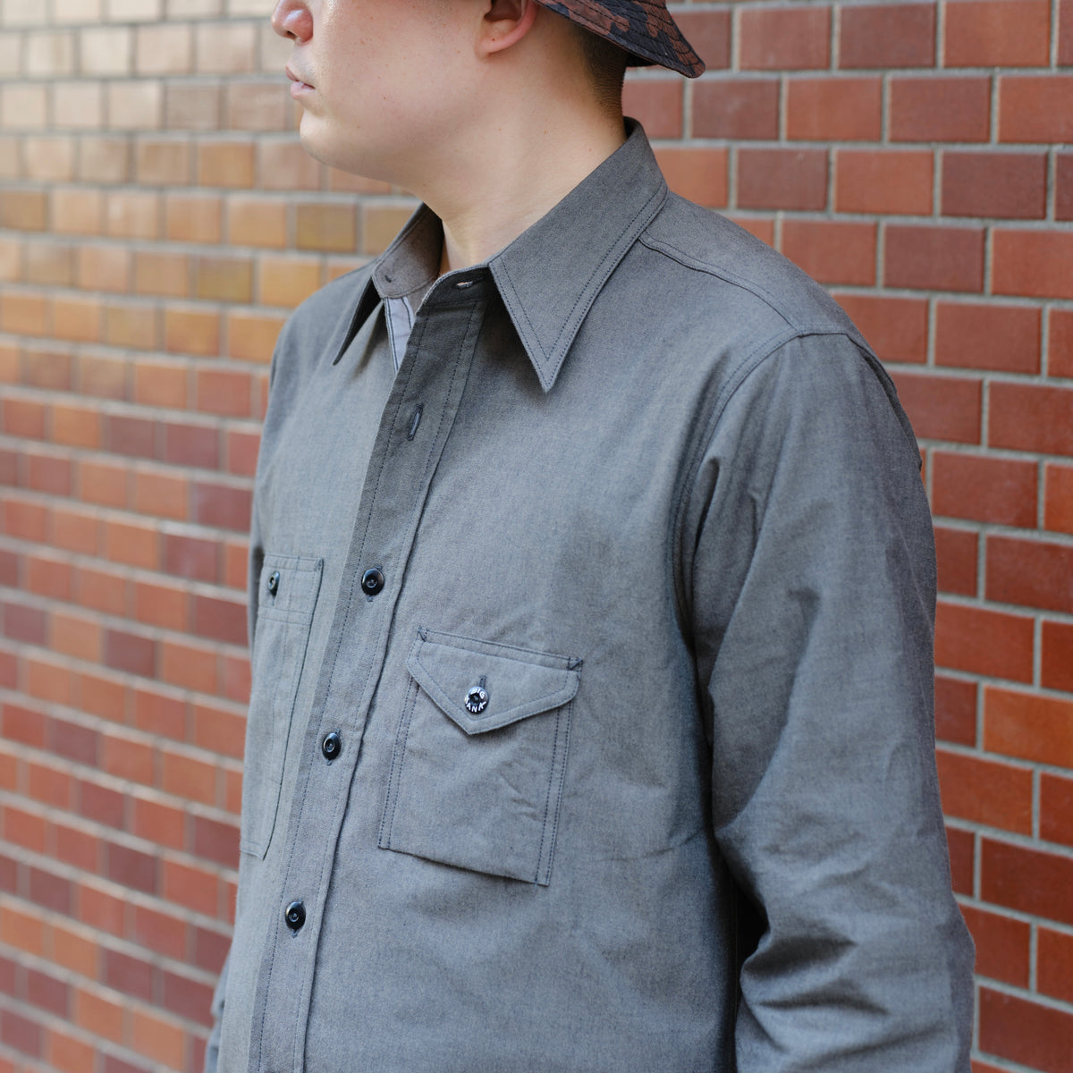 BIG YANK Y1934 SHIRTS HEATHER CHAMBRAY