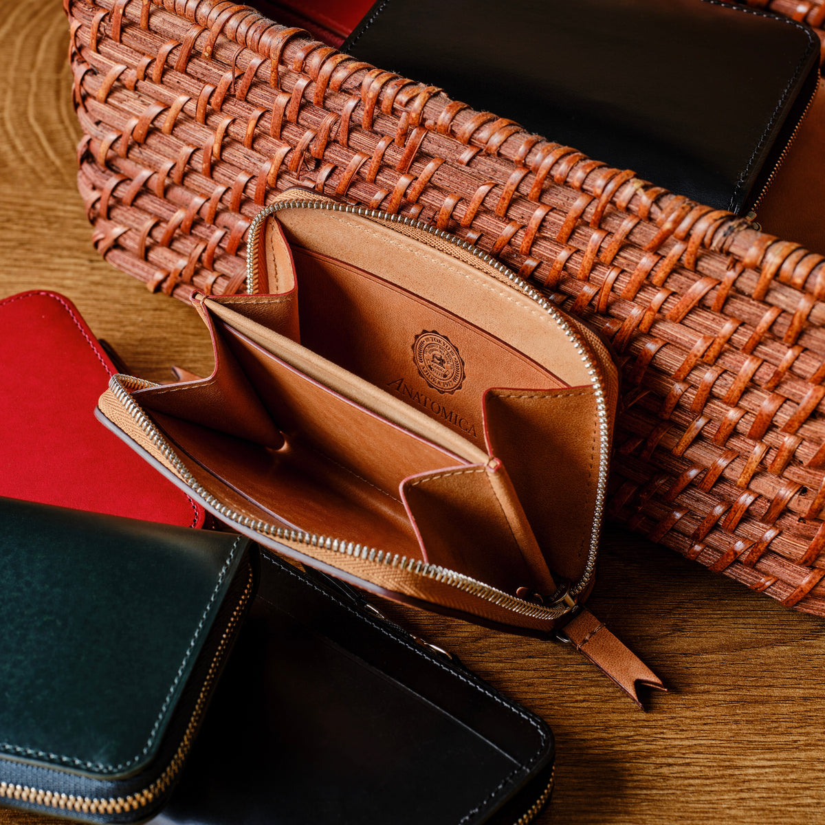 ANATOMICA×GANZO WALLET HORSE BUTT SMALL