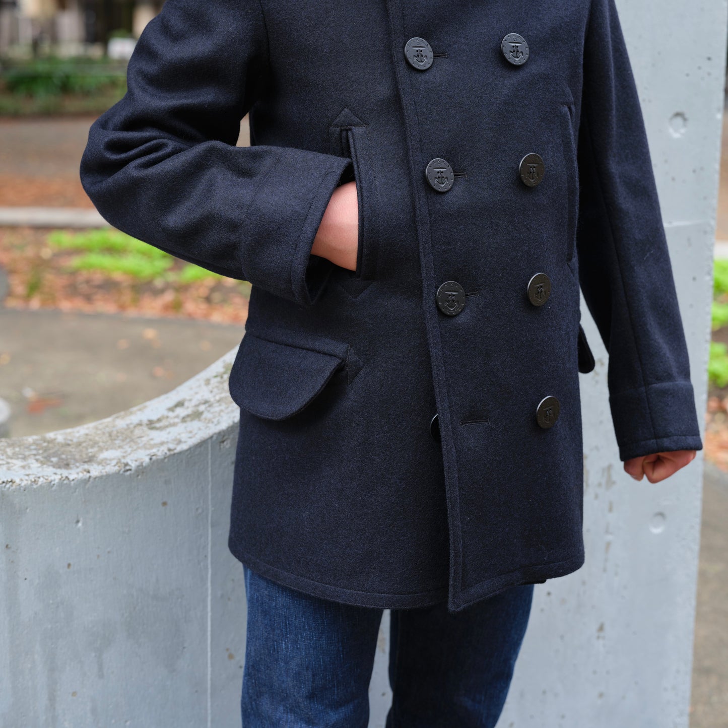 PEA COAT UNLINED MADE IN FRANCE