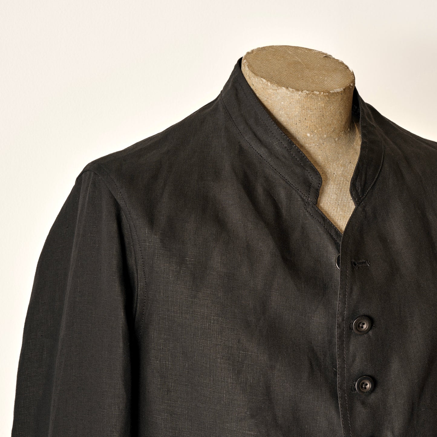 DOLMAN IRISH LINEN BLACK