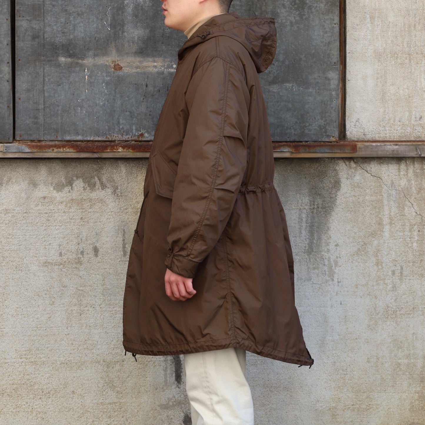 RMFC M51 FISHTAIL PARKA NYLON TAFFETA with DOWN LINER BROWN