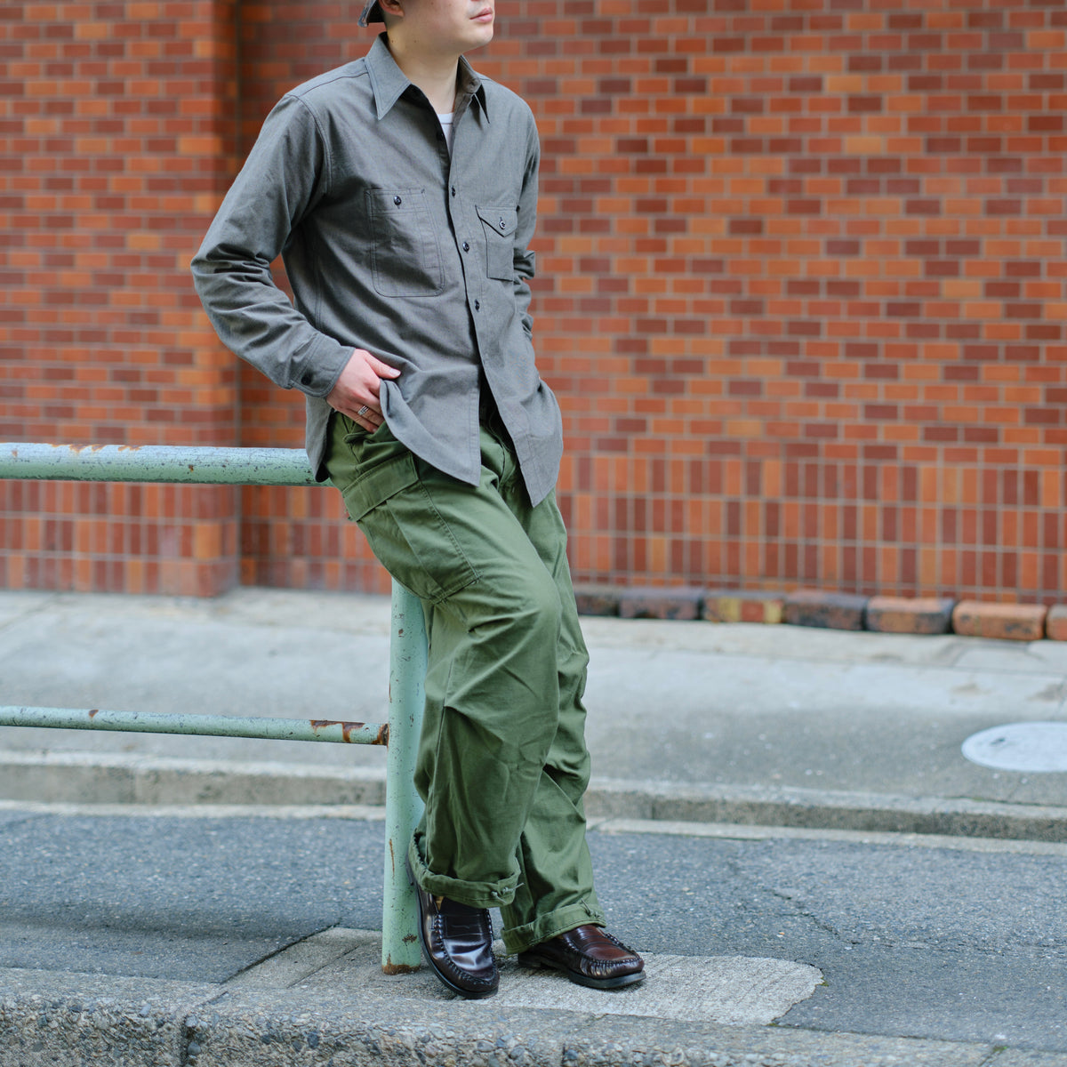 BIG YANK Y1934 SHIRTS HEATHER CHAMBRAY