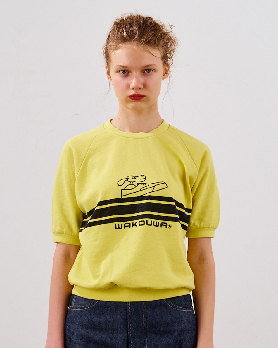 WAKOUWA GYM TEE DOLL & BORDER