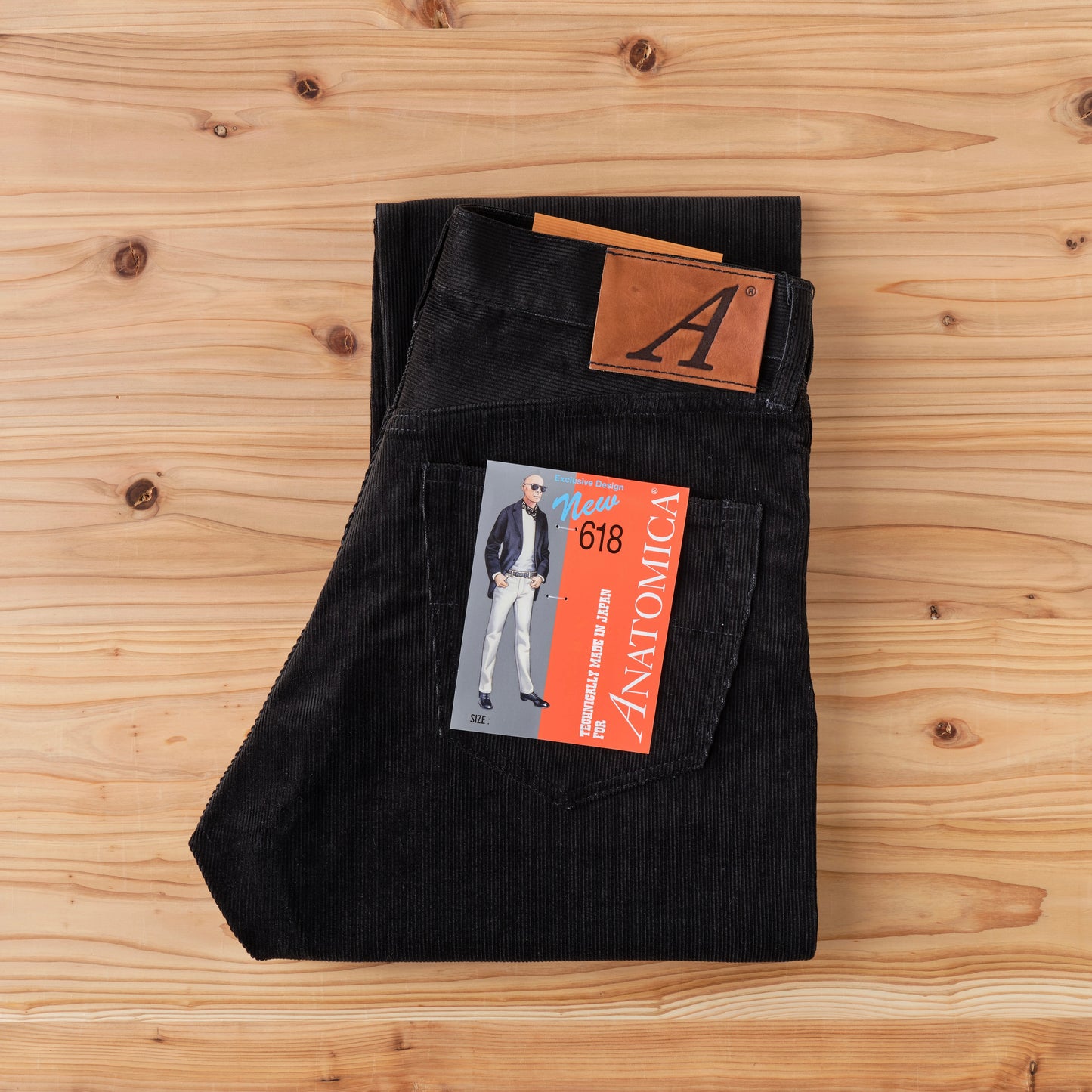 618 ORIGINAL JEANS CORDUROY BLACK