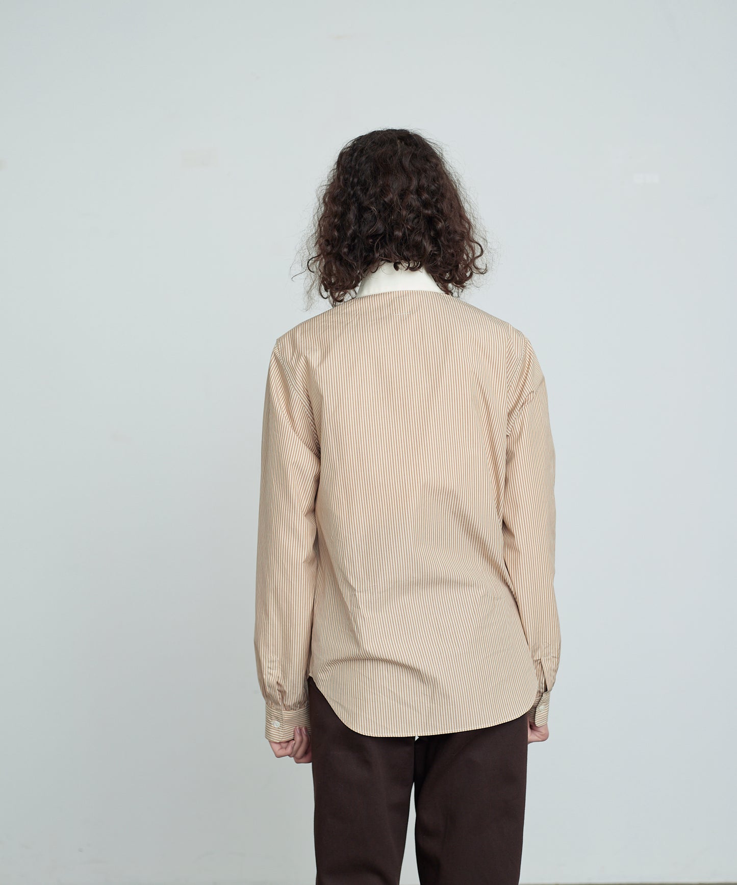 LiZZiE-R SHIRTS BEIGE STRIPE