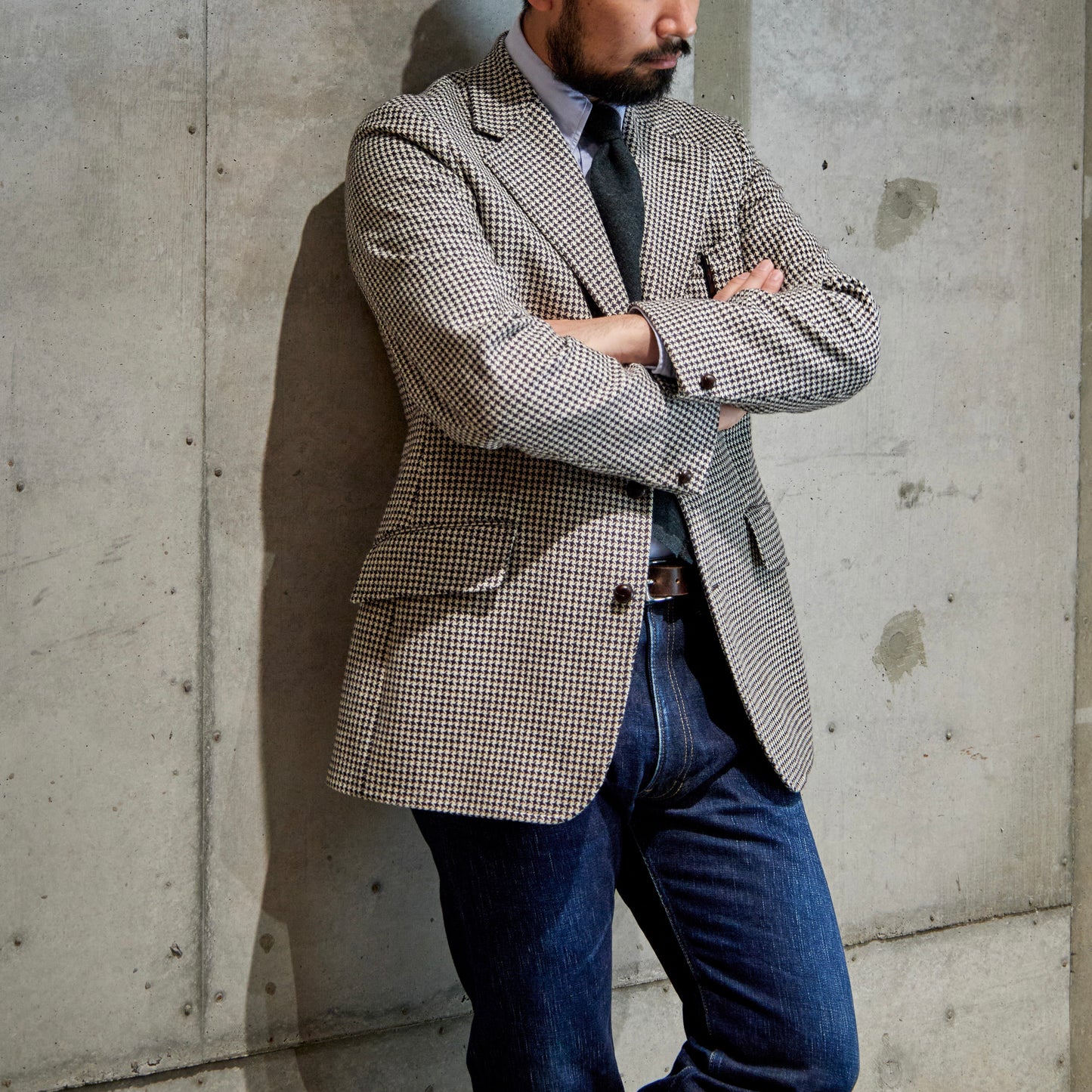 DUNN JACKET HOUNDS' TOOTH