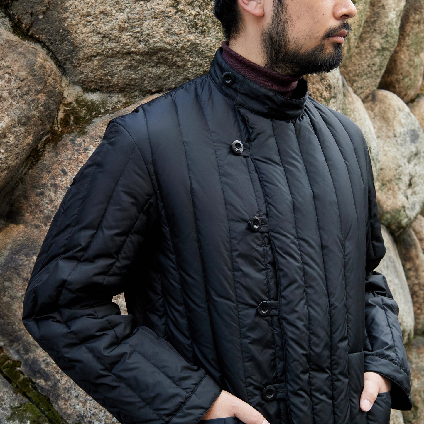 RMFC for ANATOMICA ALEXANDER DOWN JACKET BLACK