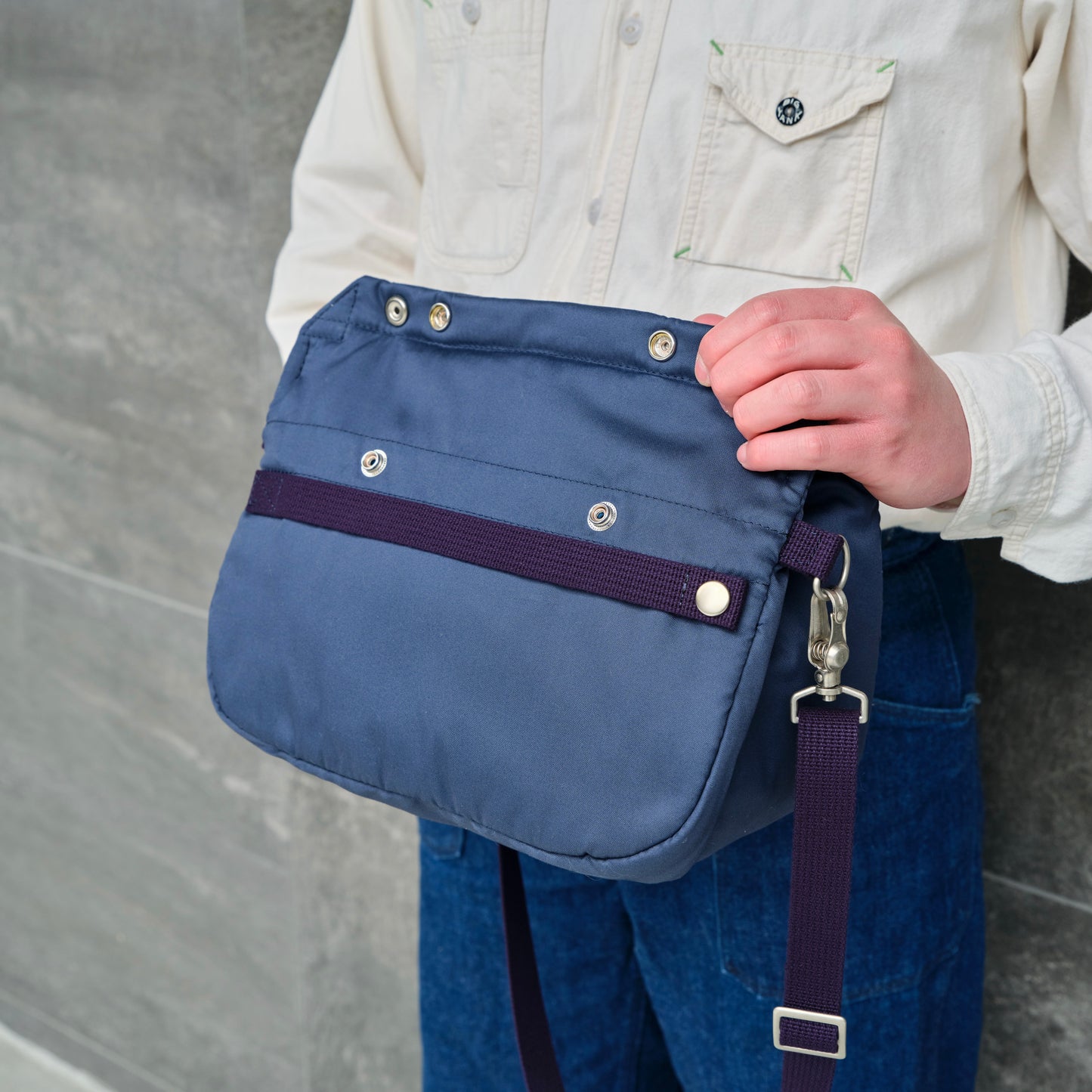 U.S.A.F. SMALL SHOULDER BAG NAVY