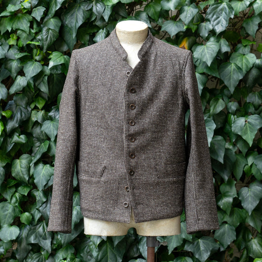 DOLMAN ORGANIC WOOL TWEED BARLEY CORN