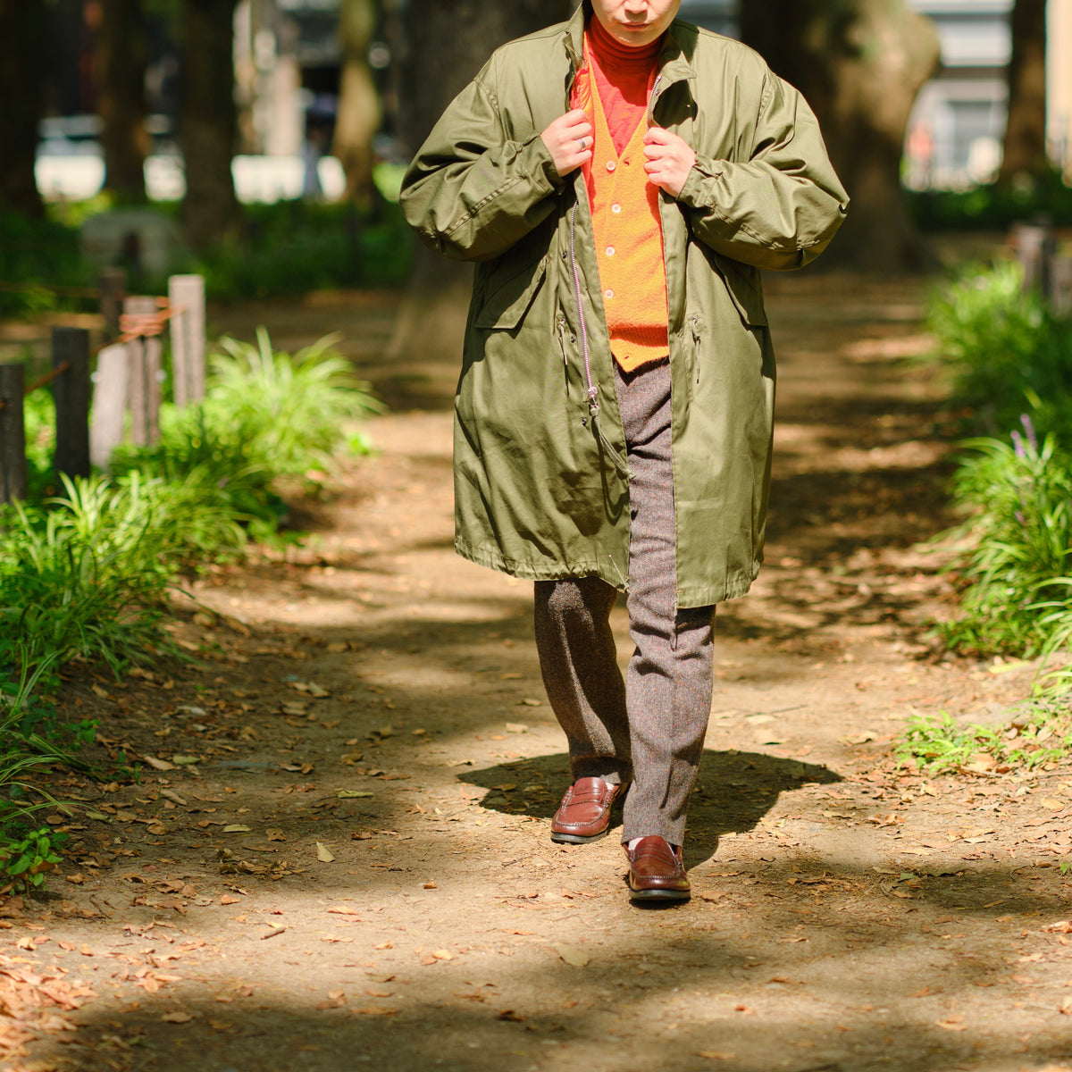 RMFC M65 FISHTAIL PARKA VINTAGE POPLIN  with DOWN LINER OLIVE