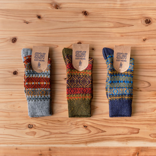 SCOTT NICHOL by PANTHERELLA WOOL SOCKS BECK