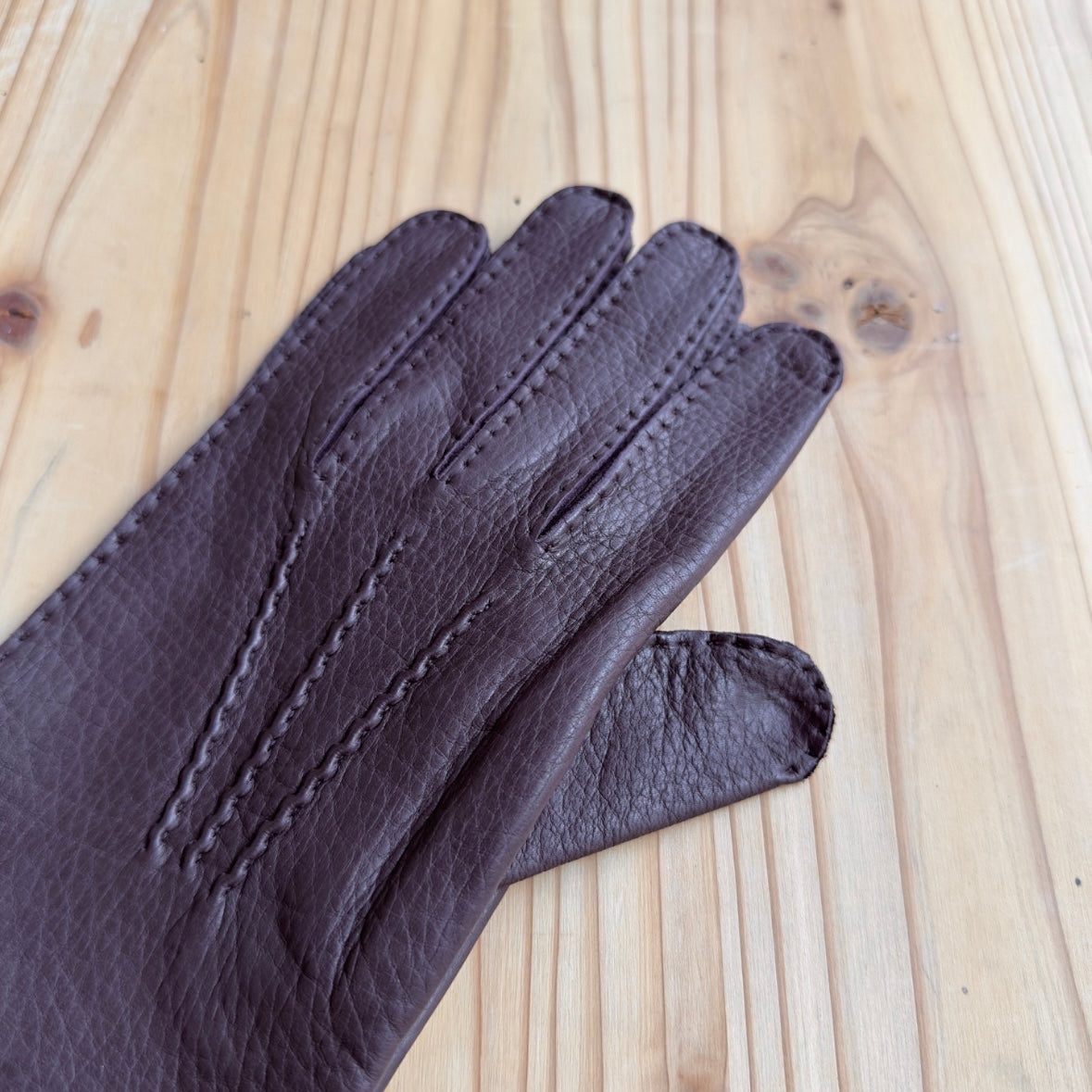 POUJADE GLOVES DEERSKIN UNLINED