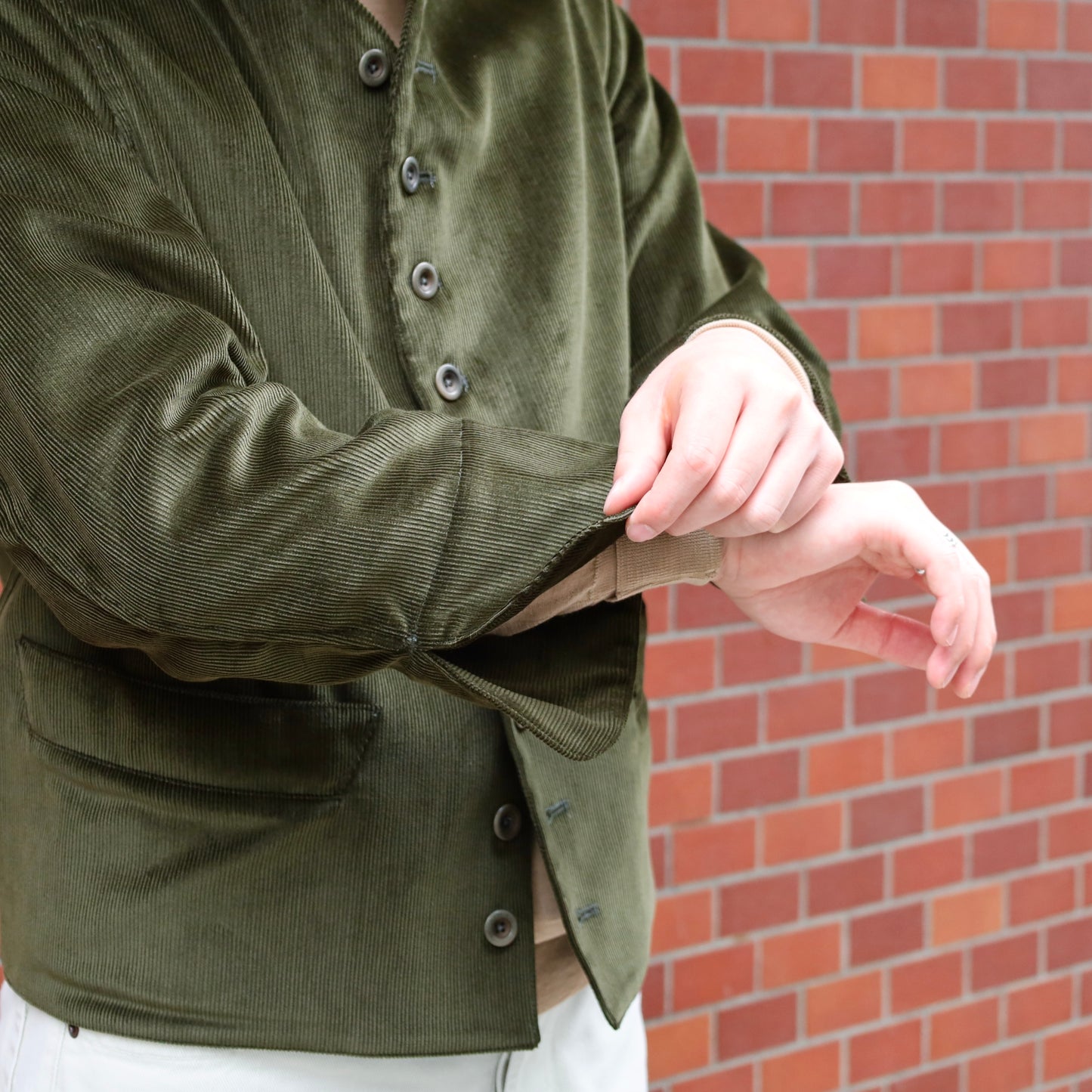 DOLMAN BABY CORDUROY OLIVE