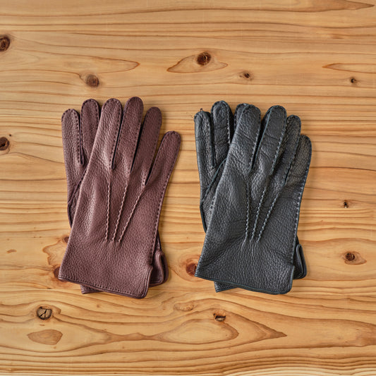 POUJADE GLOVES DEERSKIN UNLINED