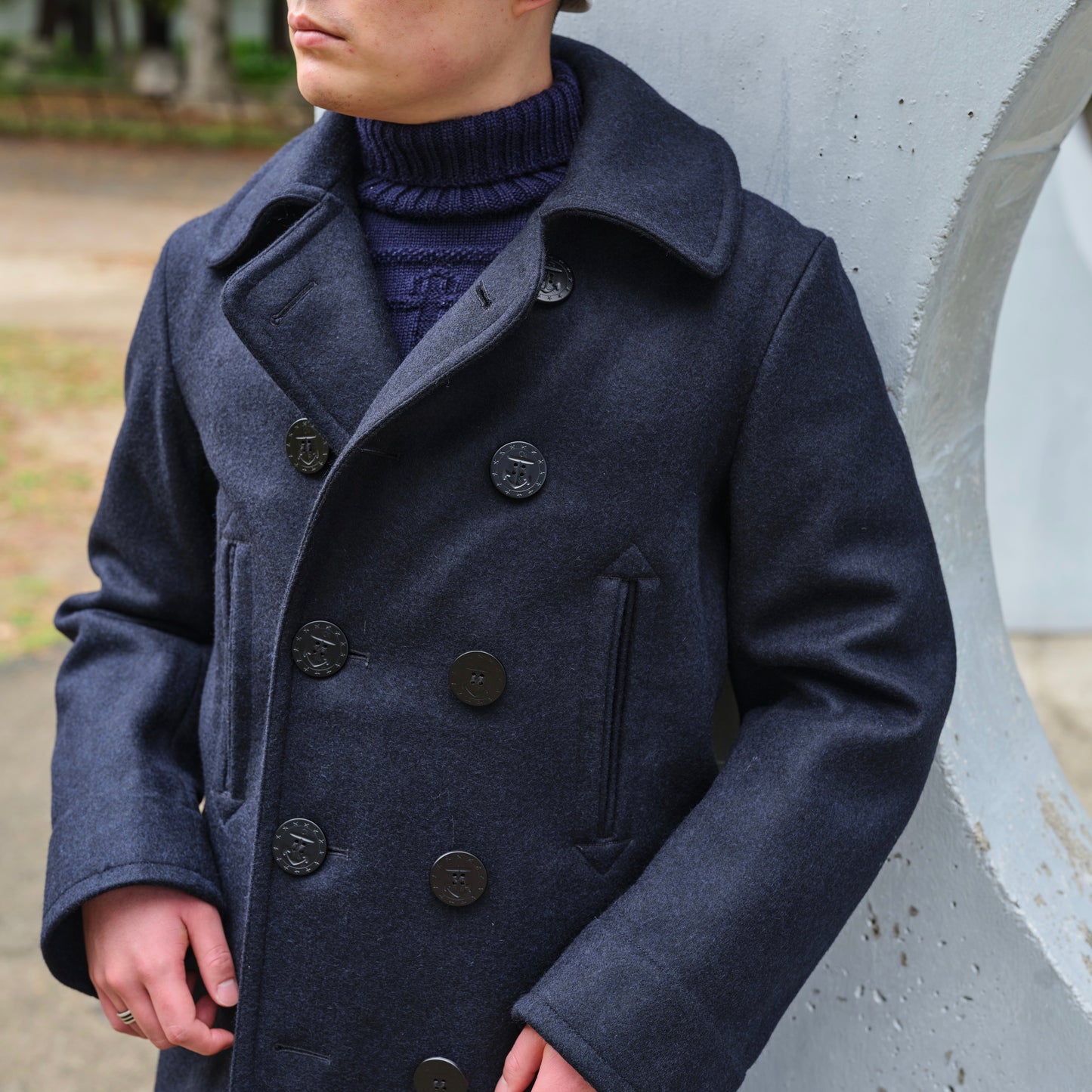 PEA COAT UNLINED MADE IN FRANCE