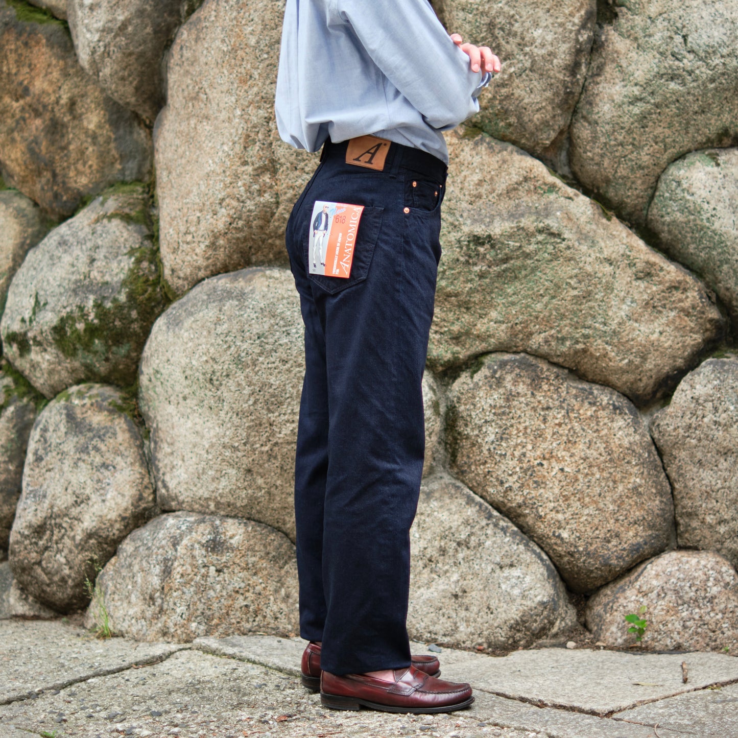 618 TAPERED DENIM DOUBLE INDIGO