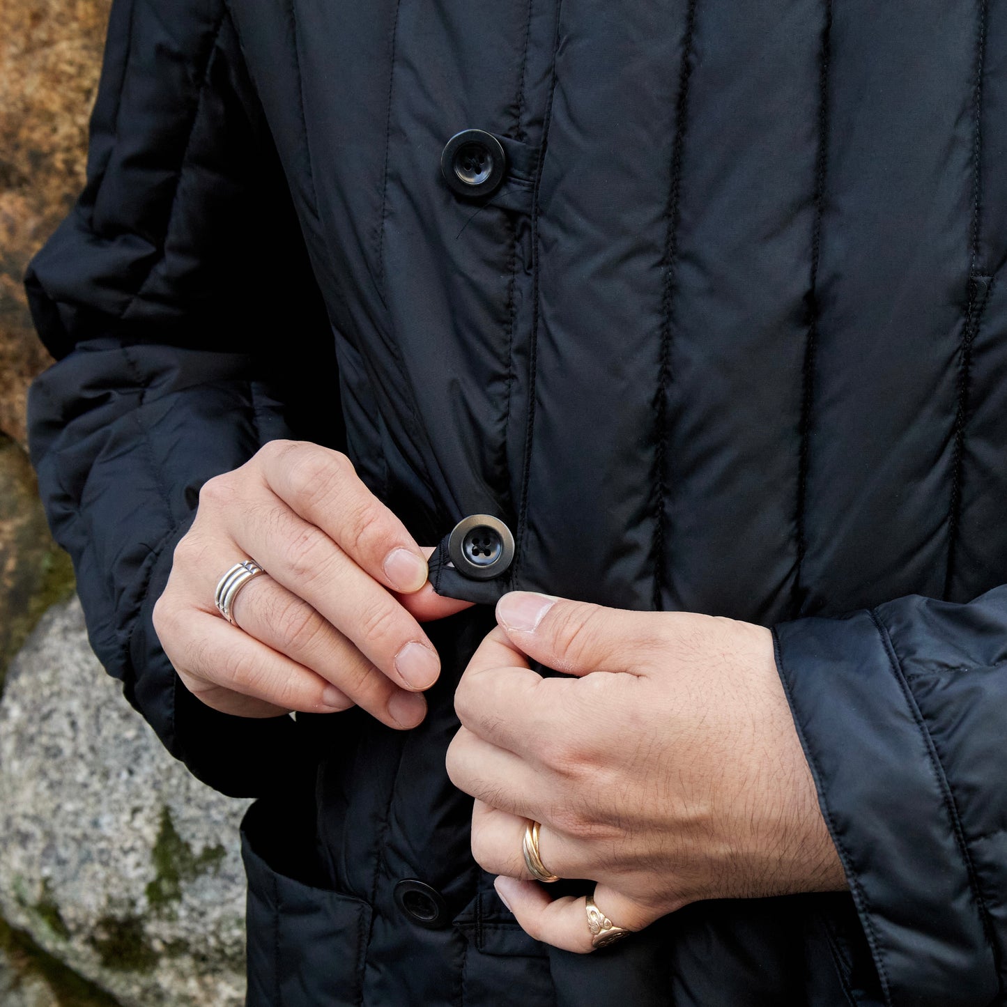 RMFC for ANATOMICA ALEXANDER DOWN JACKET BLACK