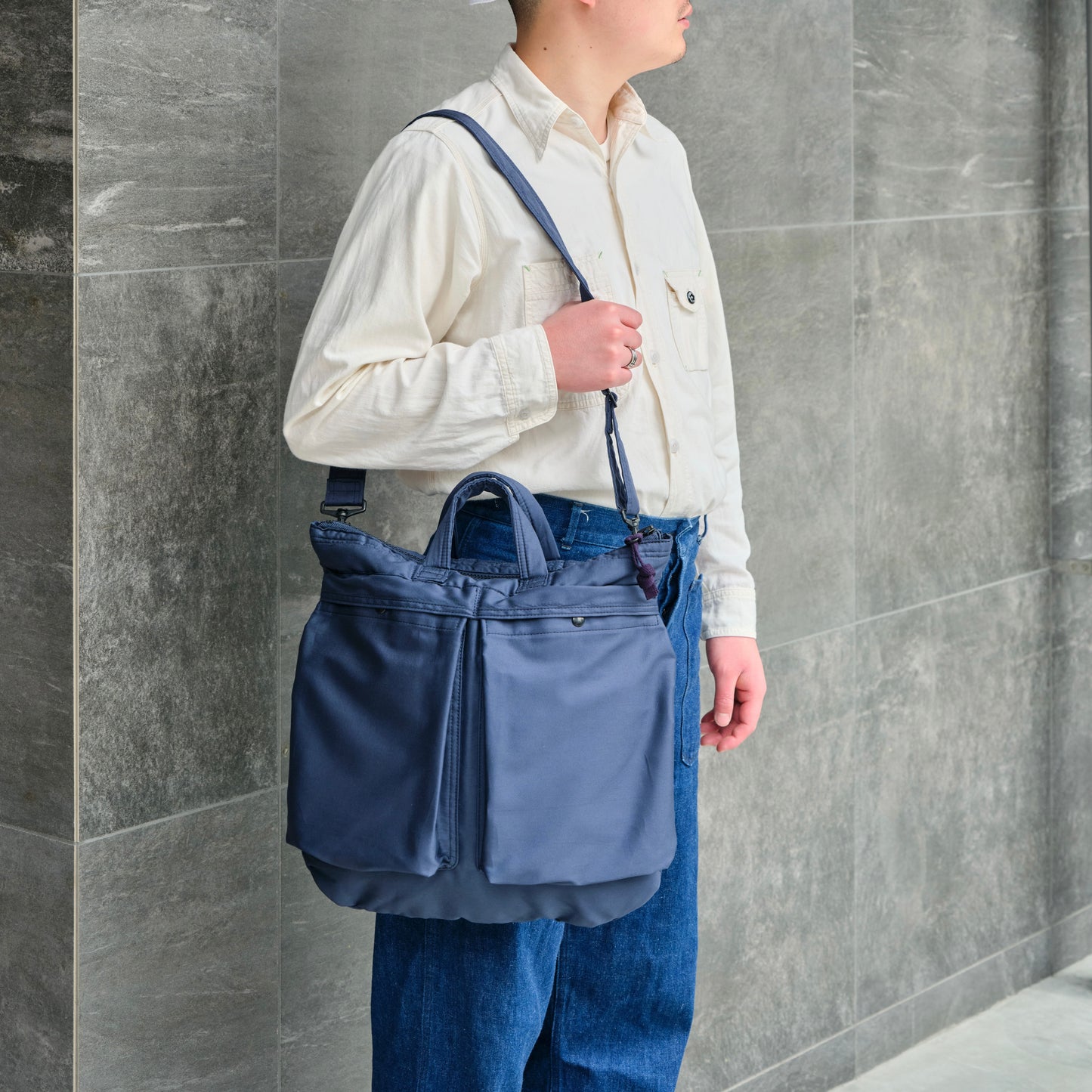 U.S.A.F. HELMET BAG NAVY SMALL