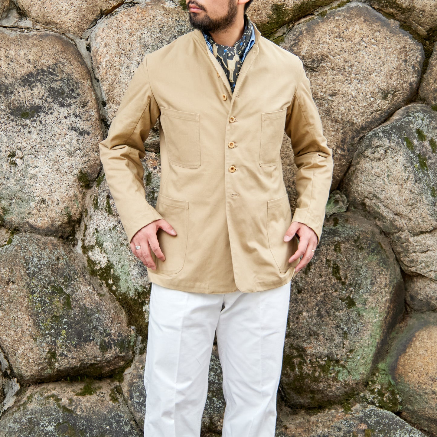 【NAGOYA LIMITED】TROPICALE COTTON BEIGE
