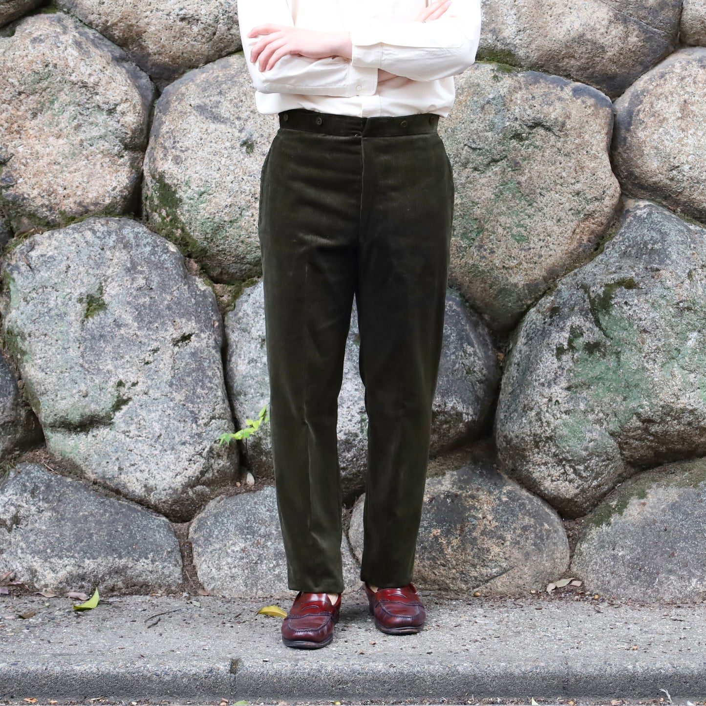 TENNIS BABY CORDUROY OLIVE