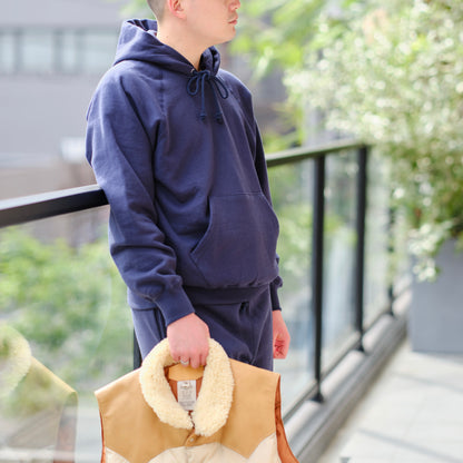 SWEAT PARKA RAGLAN SLEEVE NAVY