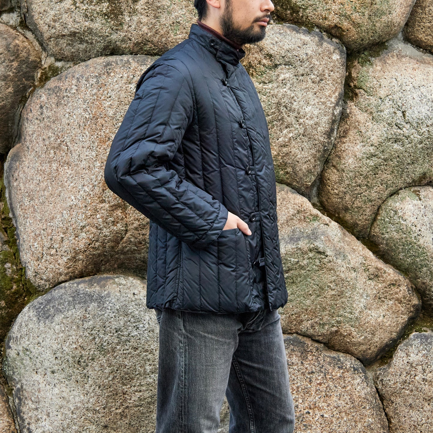 RMFC for ANATOMICA ALEXANDER DOWN JACKET BLACK