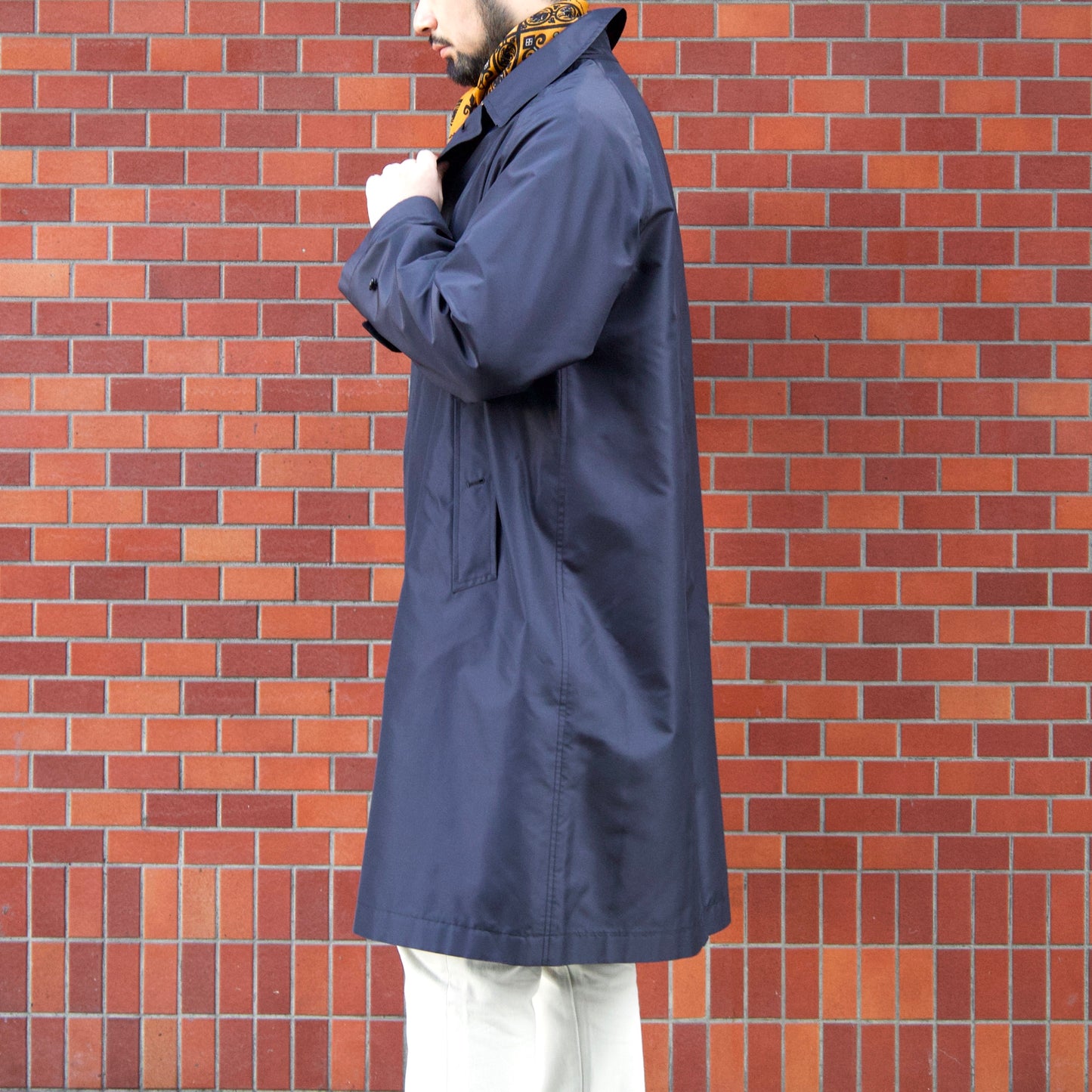 SINGLE RAGLAN COAT Ⅸ SILK TAFFETA