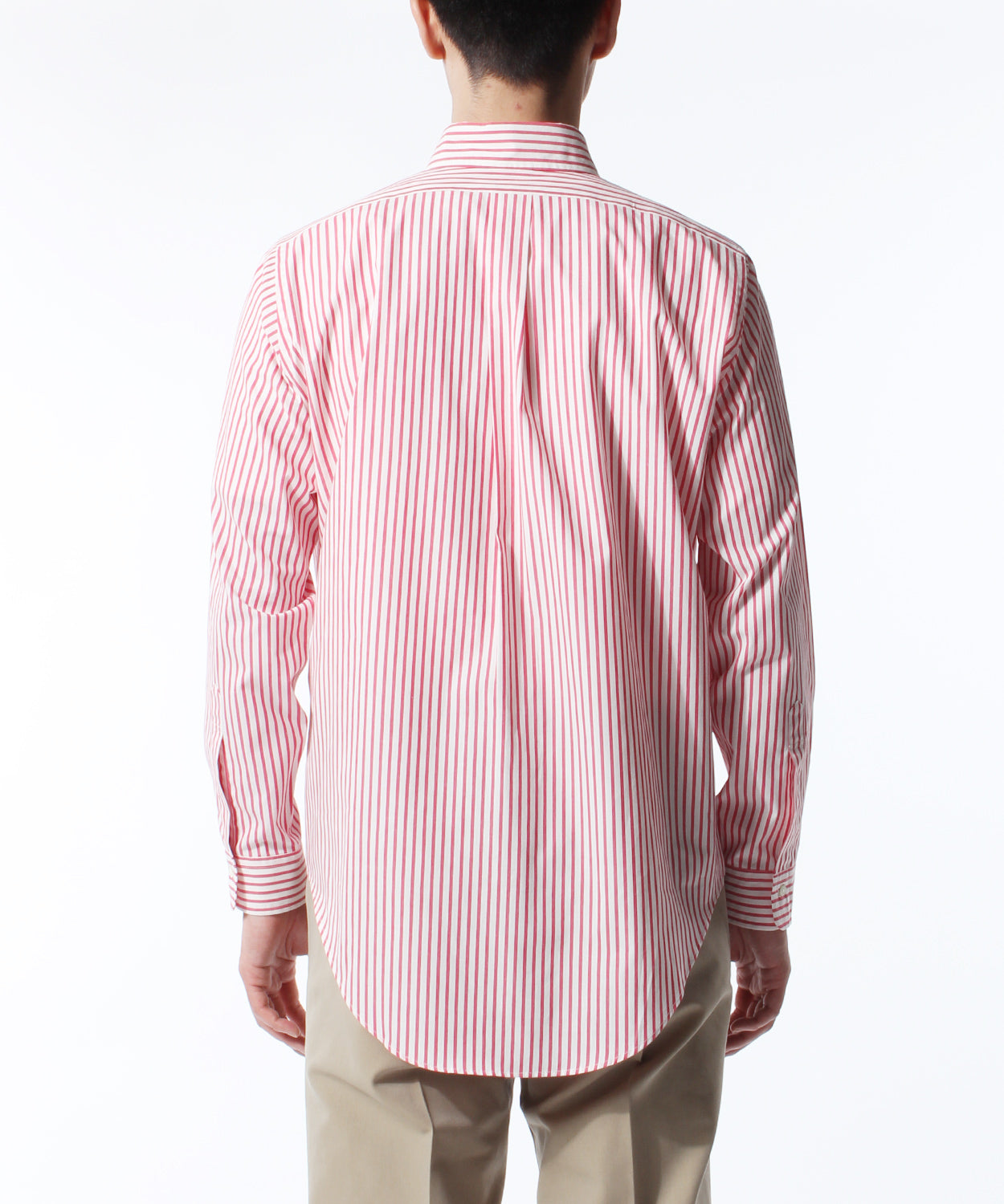 B.D. 셔츠 사탕 줄무늬 핑크
