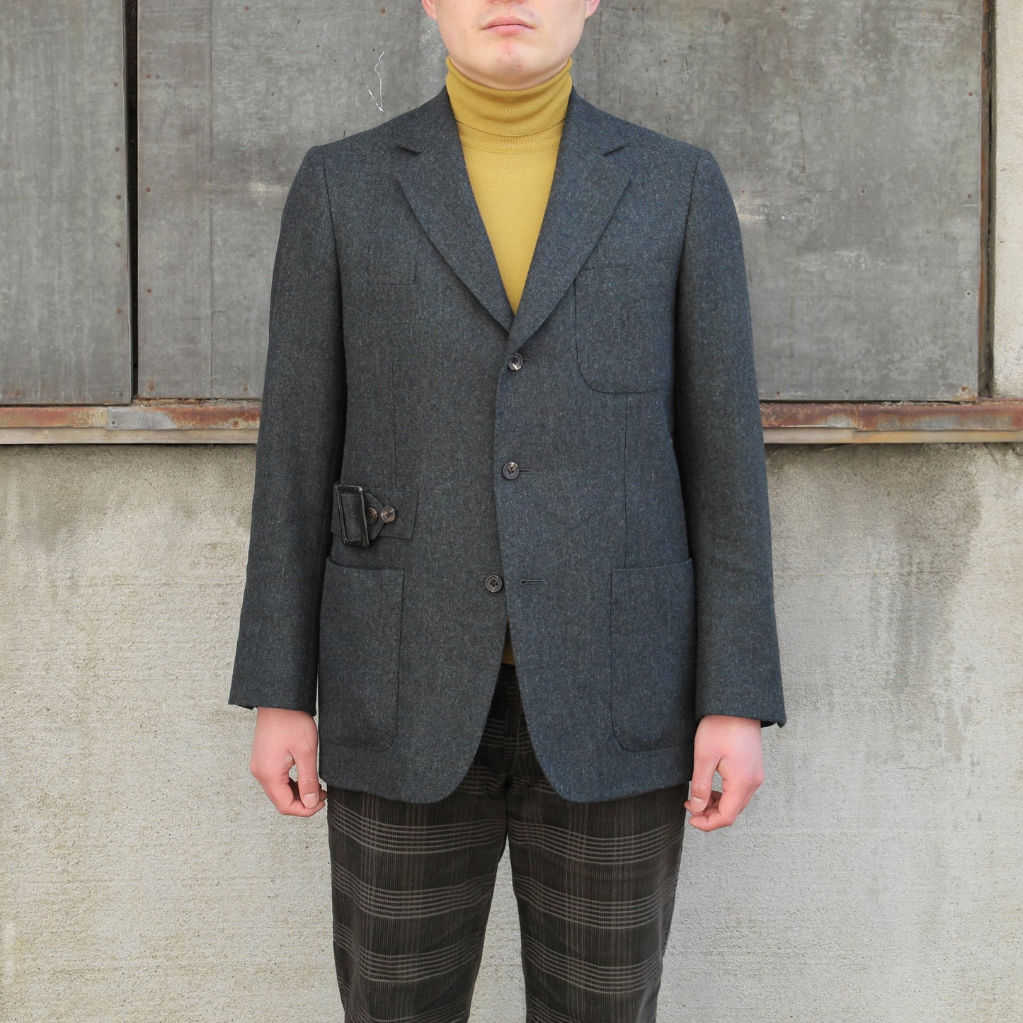 TRAVEL JACKET WOOL TWEED