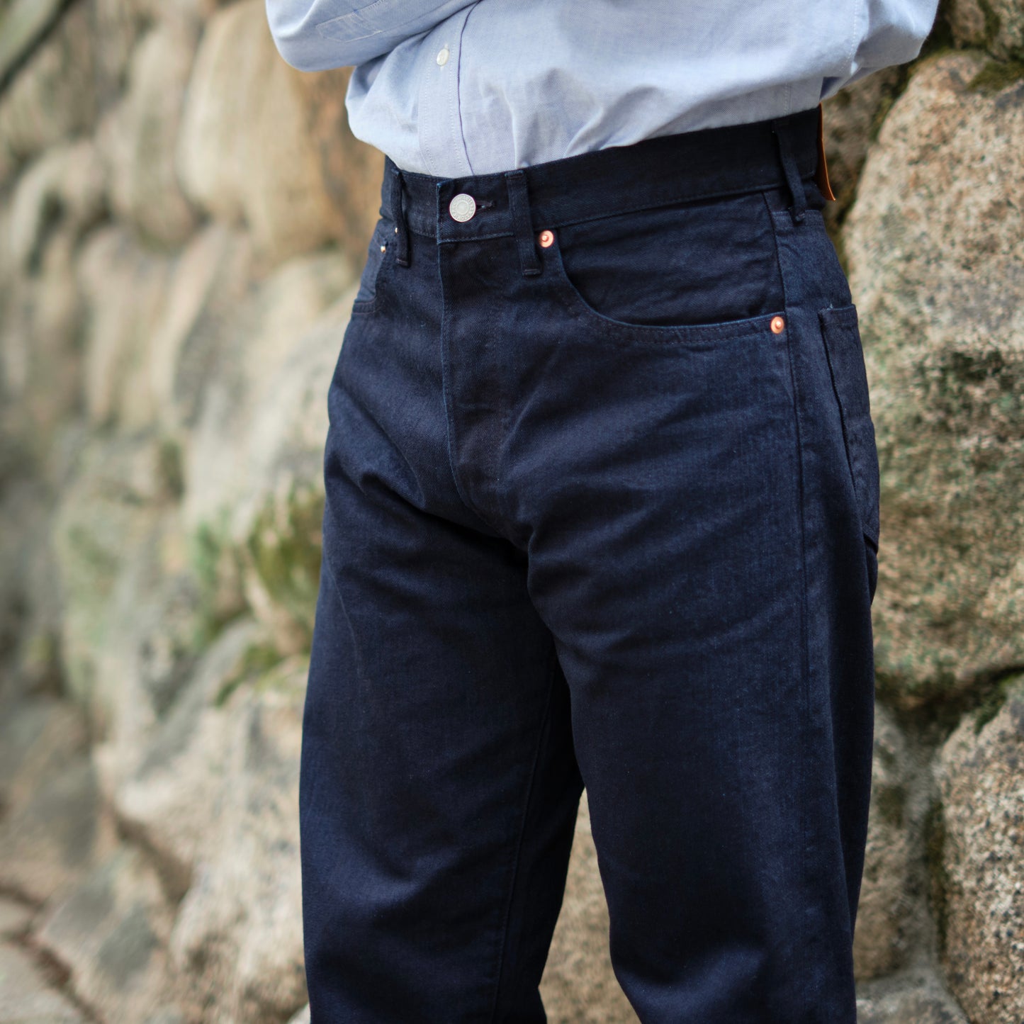 618 TAPERED DENIM DOUBLE INDIGO