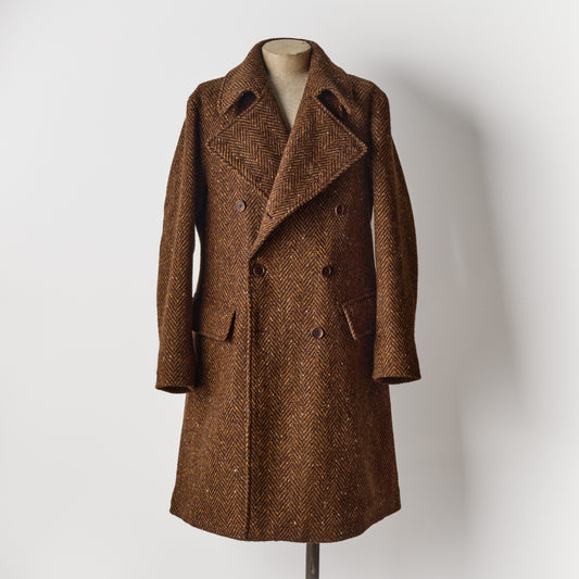 WINSTON COATING TWEED HERING BONE