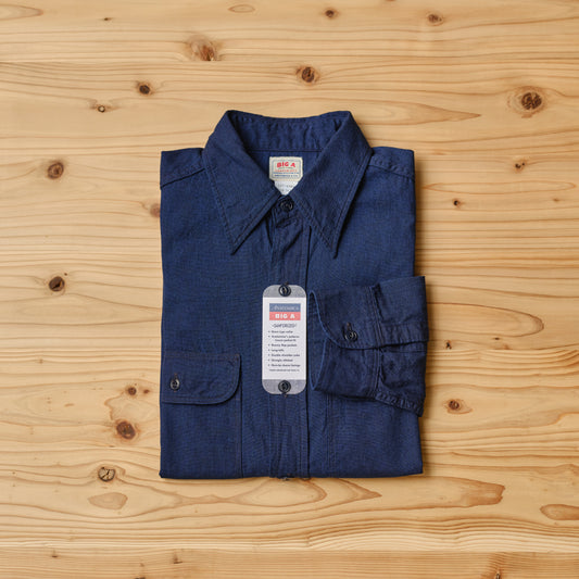 BIG A / PETER CHAMBRAY DK.INDIGO