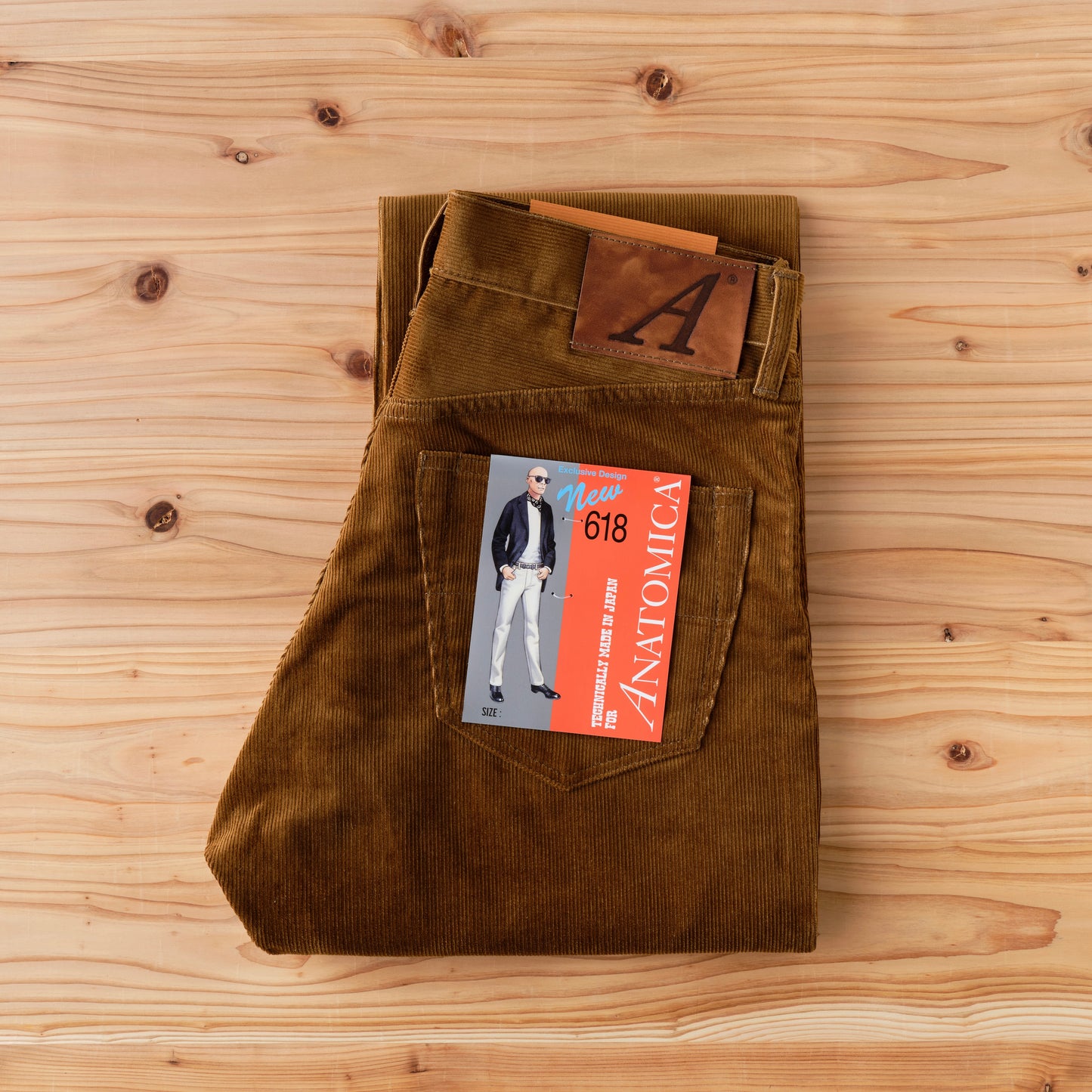 618 ORIGINAL JEANS CORDUROY BROWN