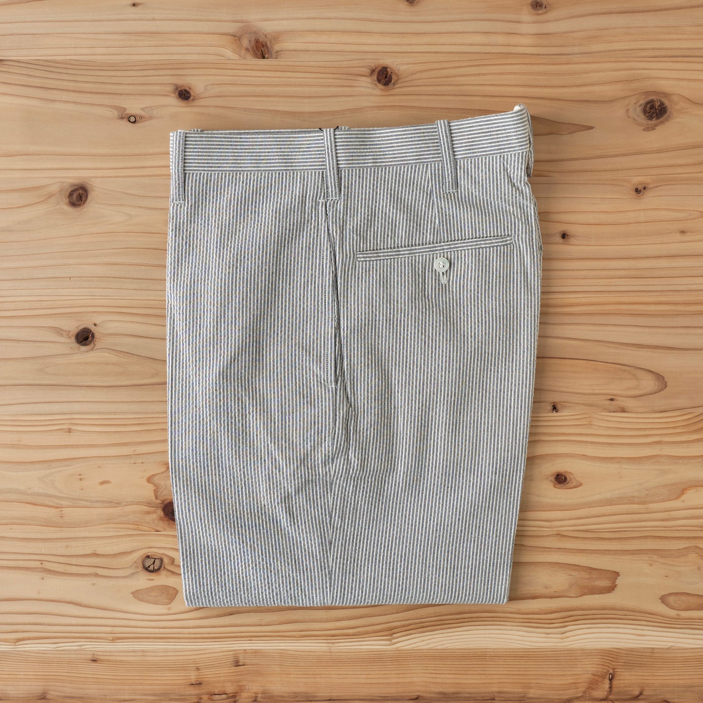 TRIM STEM PANTS SEERSUCKER