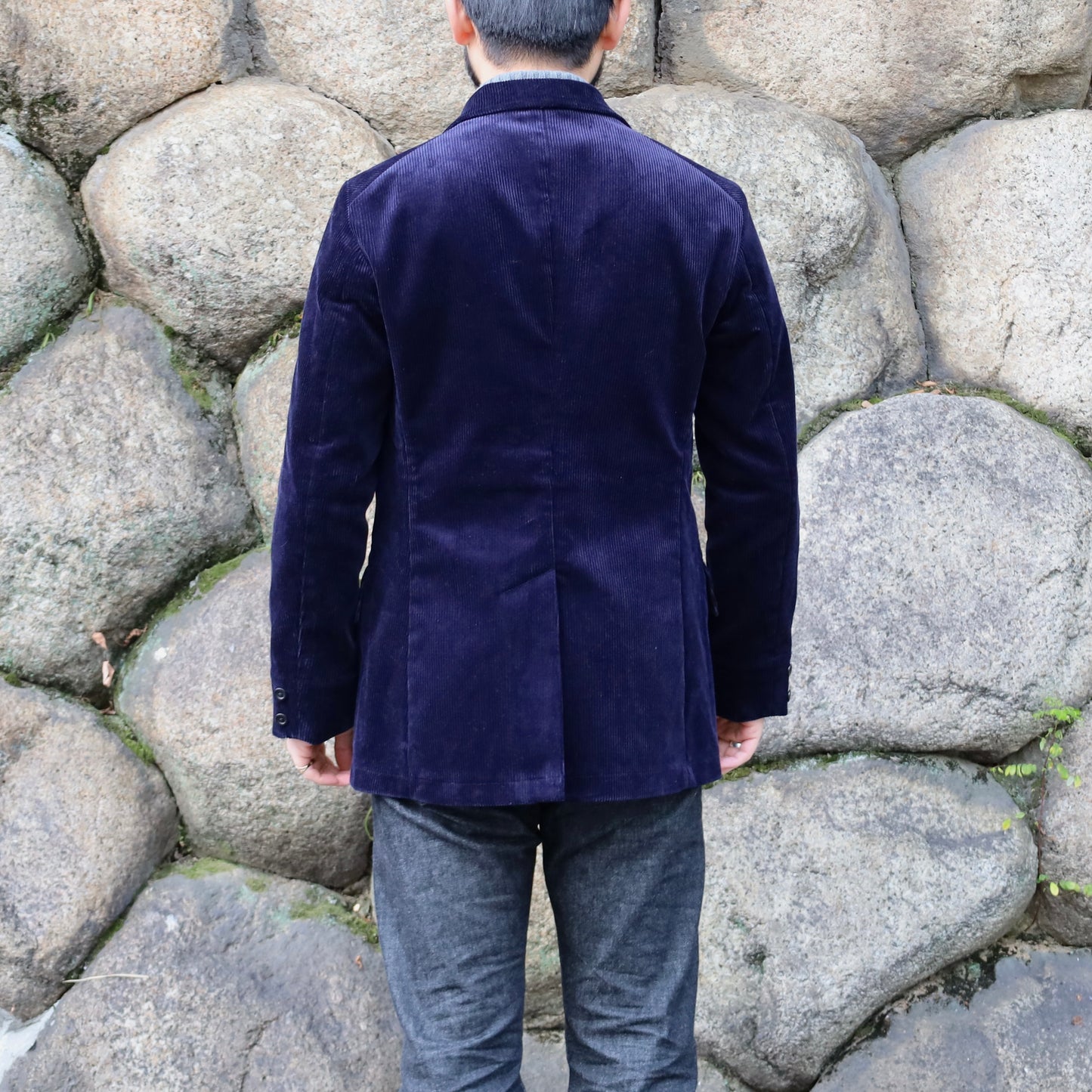 HOBEREAU ENGLISH CORDUROY NAVY