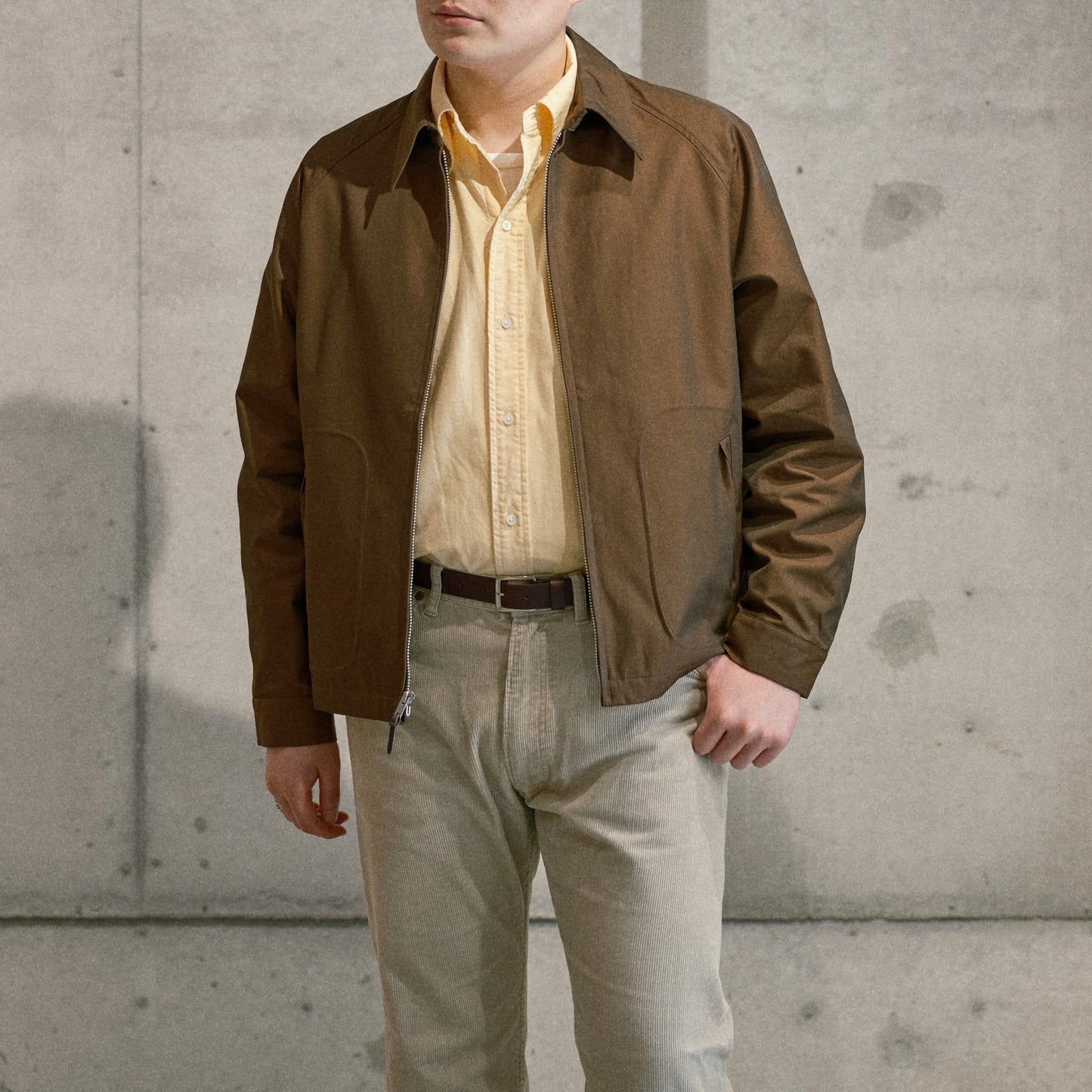 ANATOMICA by BRAGGIN' DRAGON VAN NUYS JACKET BROWN