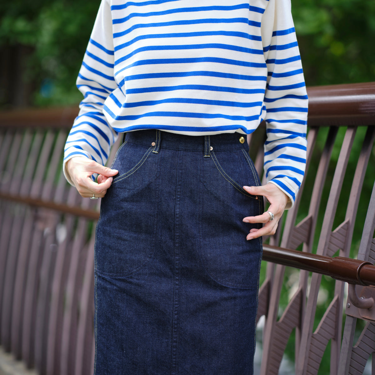 618 MARILYN Ⅵ DENIM ONE WASH