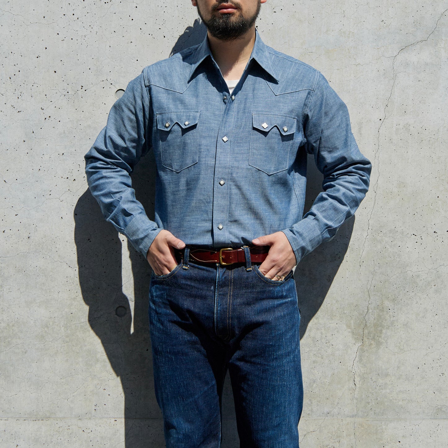 HARRISON SHIRTS CHAMBRAY