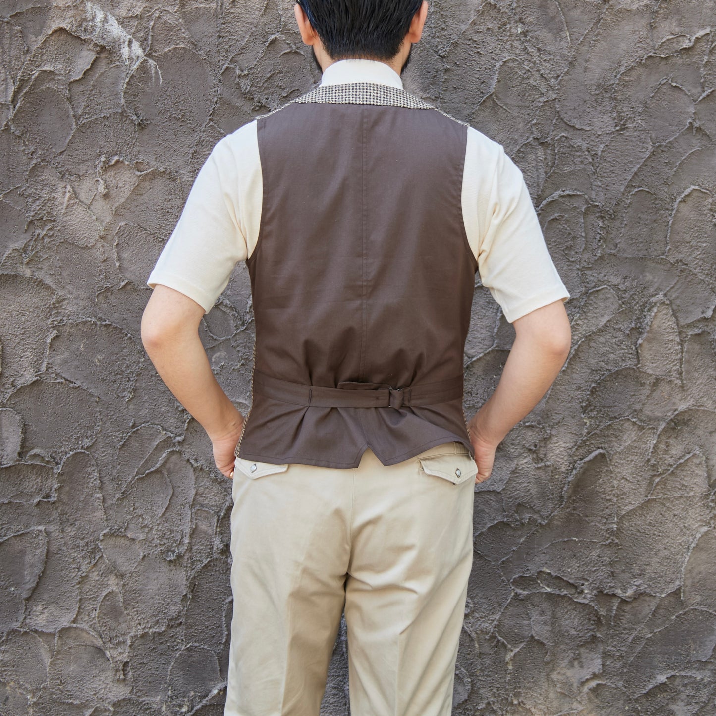 SAGAN LINEN STAR HOUNDS' TOOTH